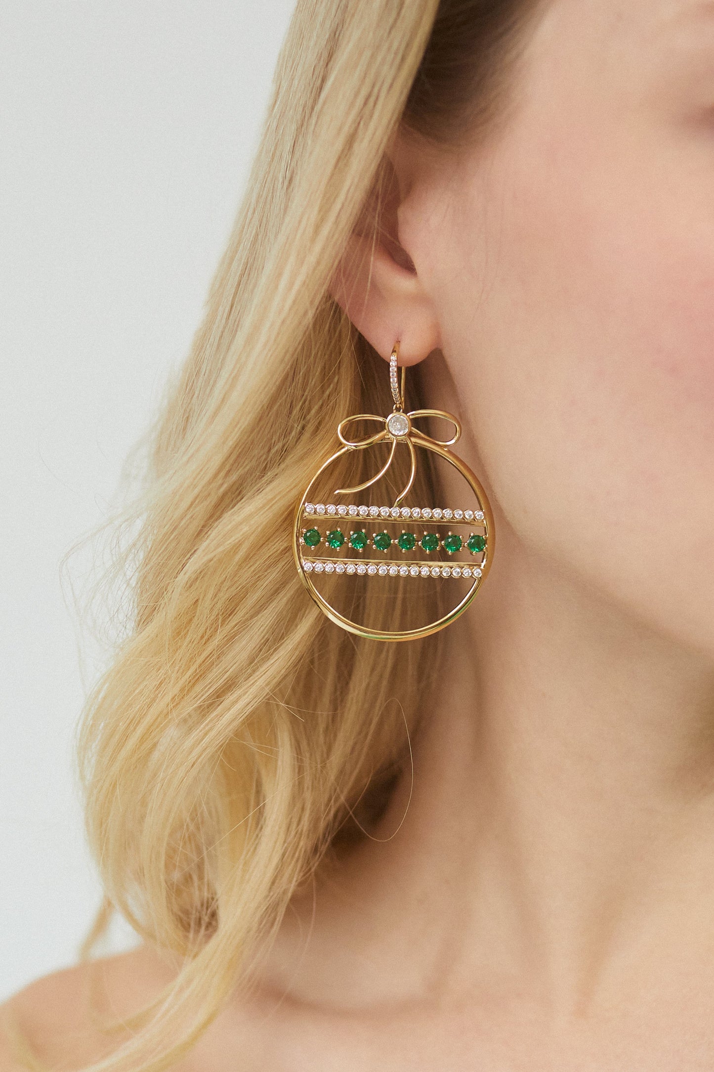 HOLI-DAZE ORNAMENT DROP EARRINGS