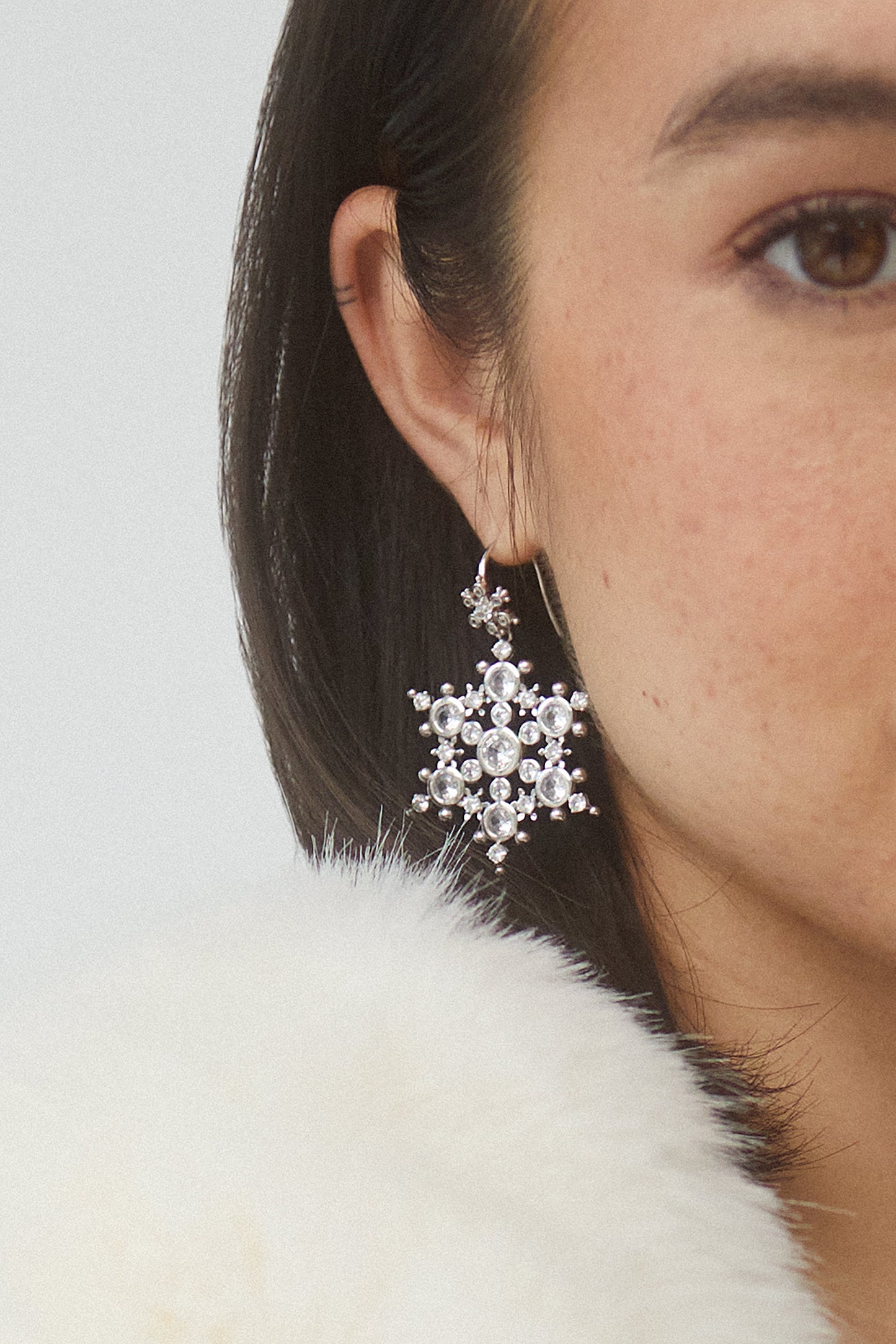 HOLI-DAZE SNOWFLAKE DROP EARRINGS