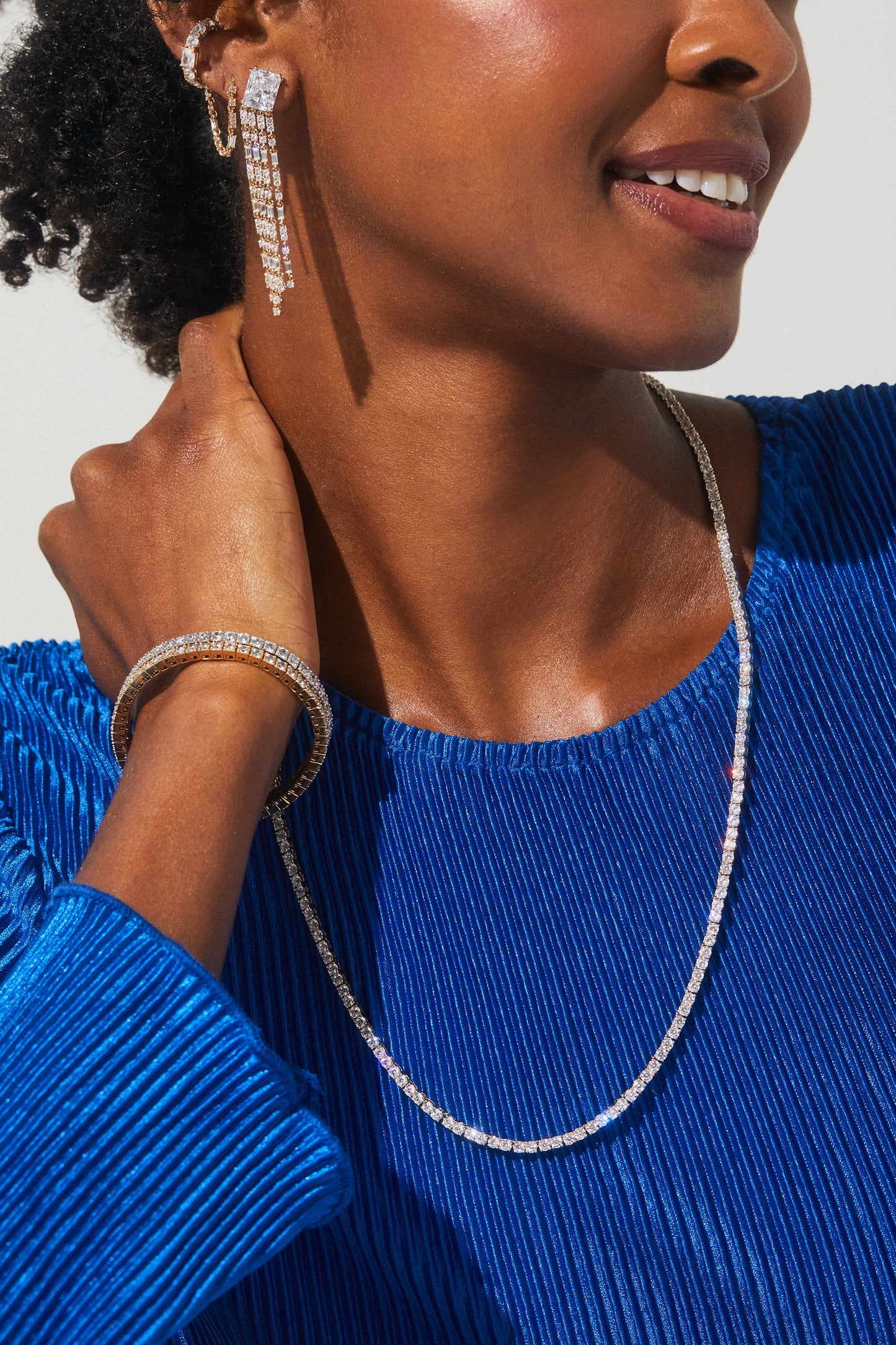 THAT'S A WRAP 24" MEDIUM CZ TENNIS NECKLACE