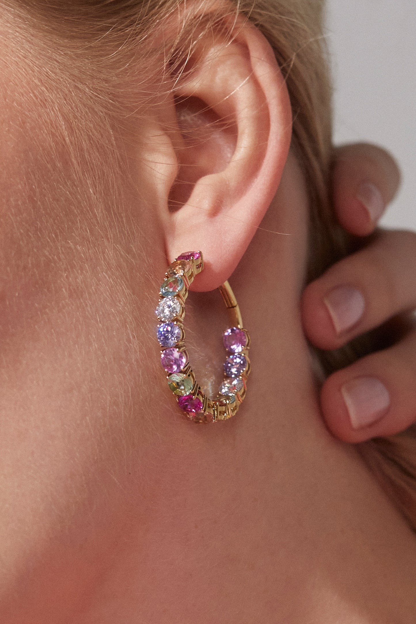 CANDY CRUSH HOOP EARRINGS