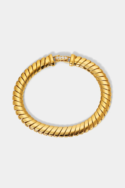 SUNLIGHT RIBBED LINE BRACELET