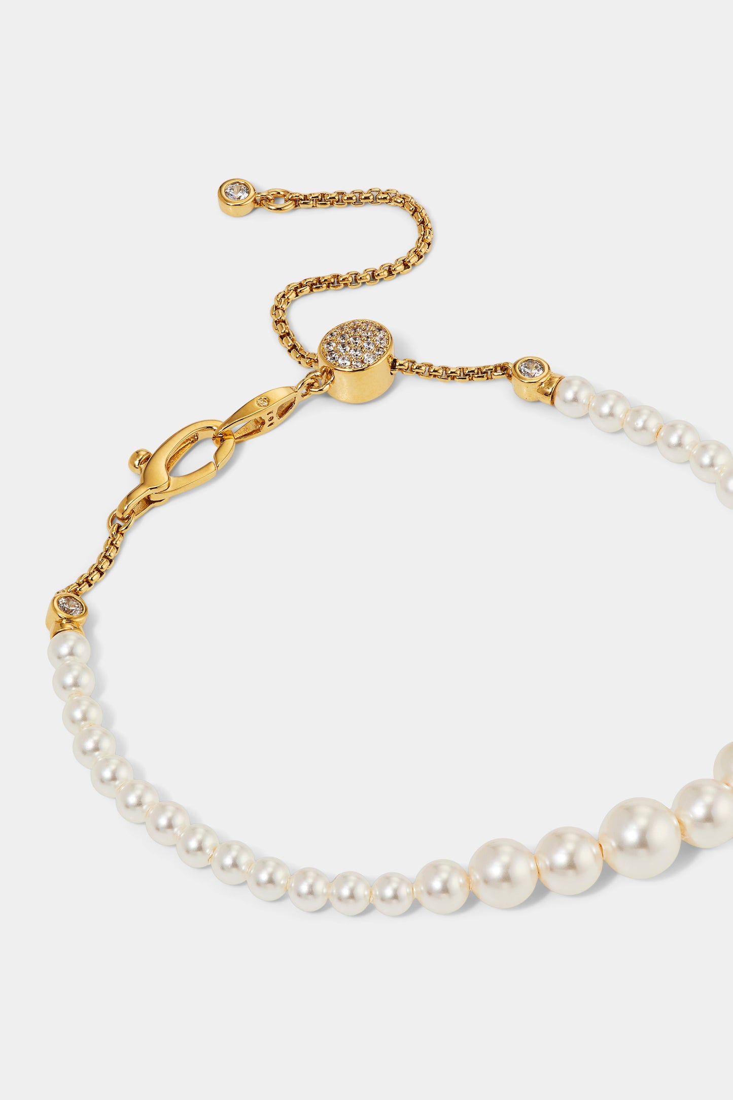 SIREN ALL-AROUND MIXED PEARL ADJUSTABLE BOLO BRACELET