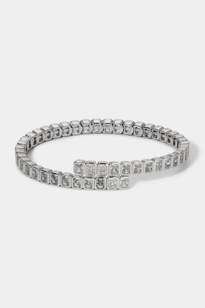 DAZZLE CZ EMERALD FLEX WRAP BRACELET