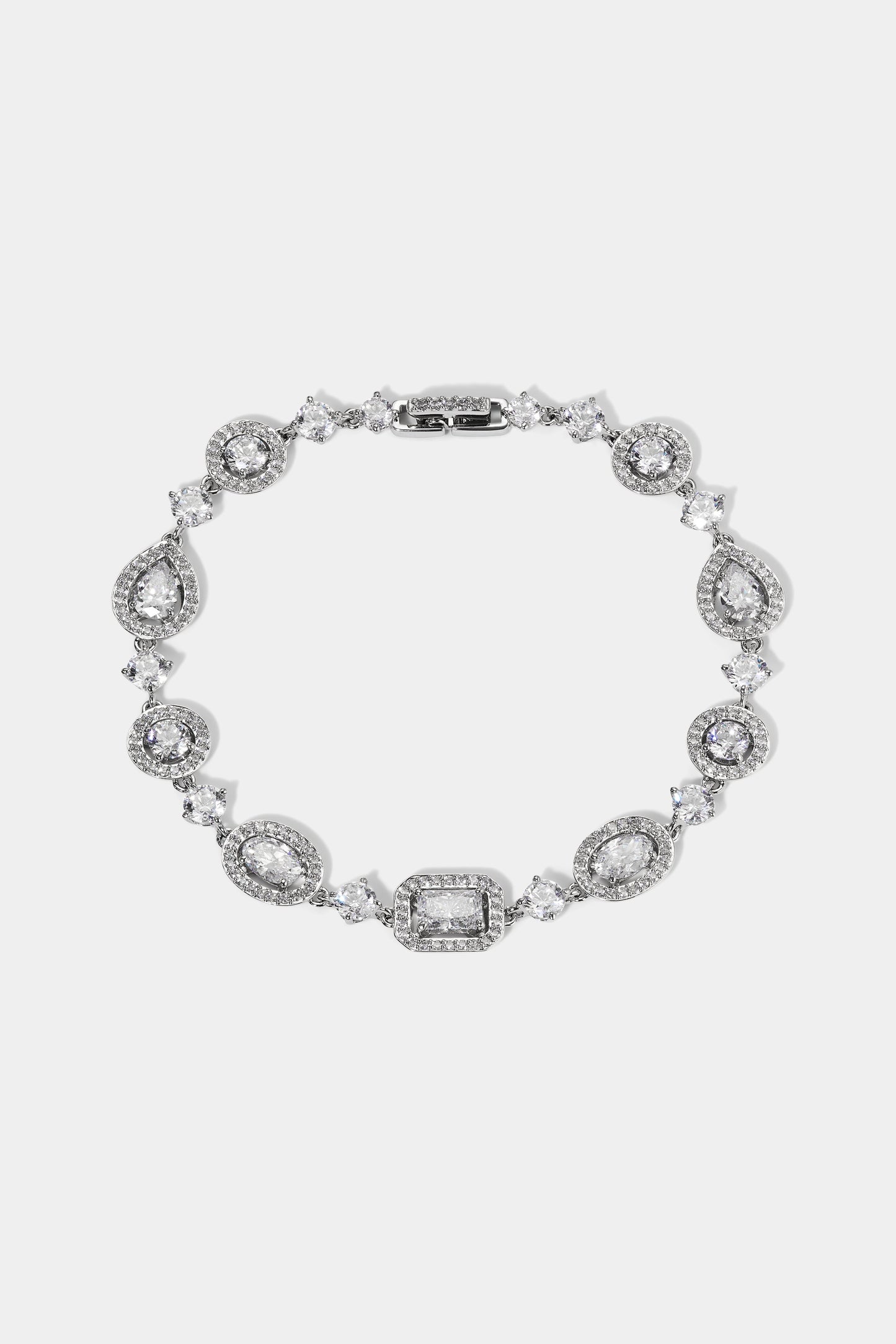 RADIANT CZ HALO LINE BRACELET