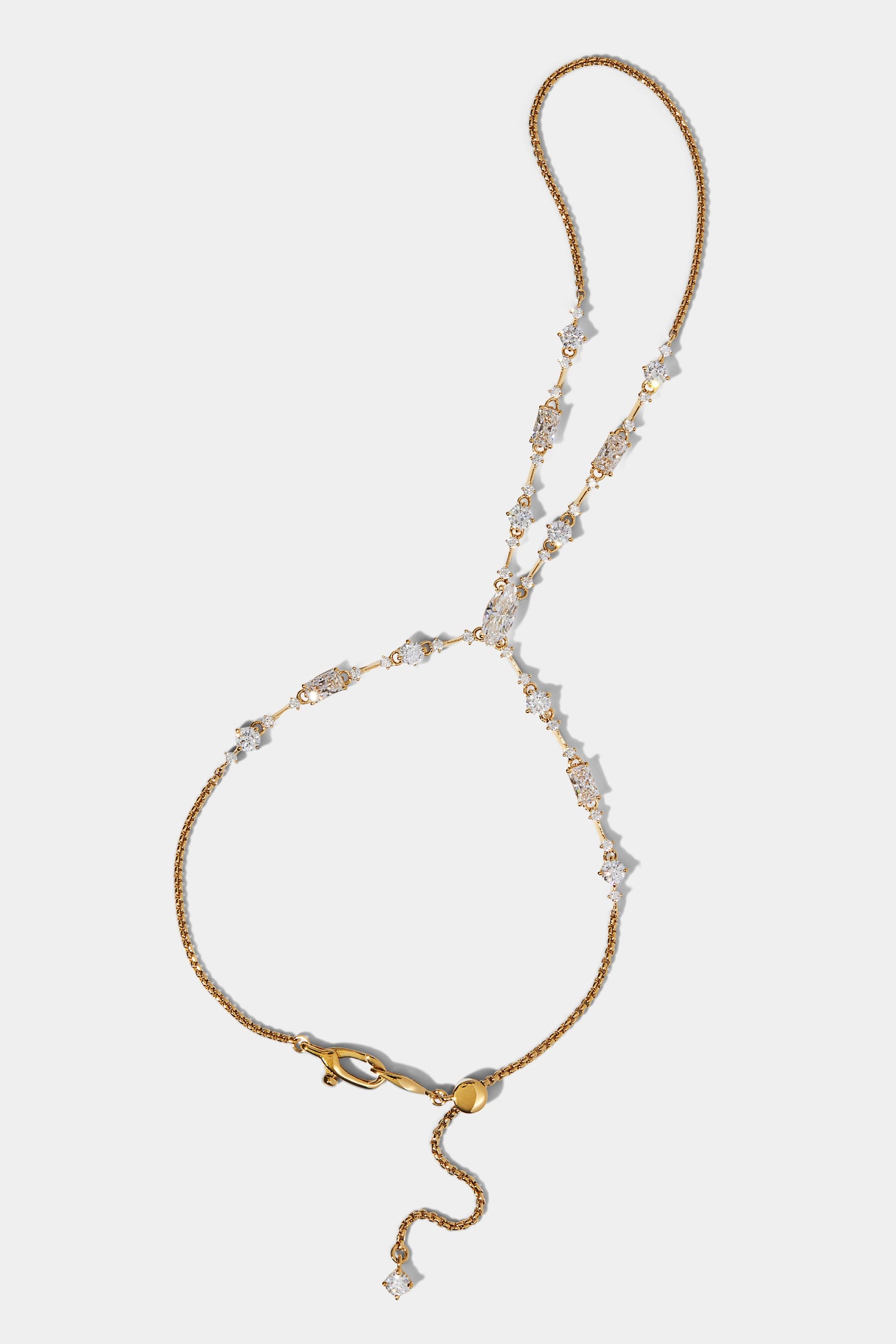 EVERLEIGH HAND CHAIN BRACELET IN GOLD PLATING