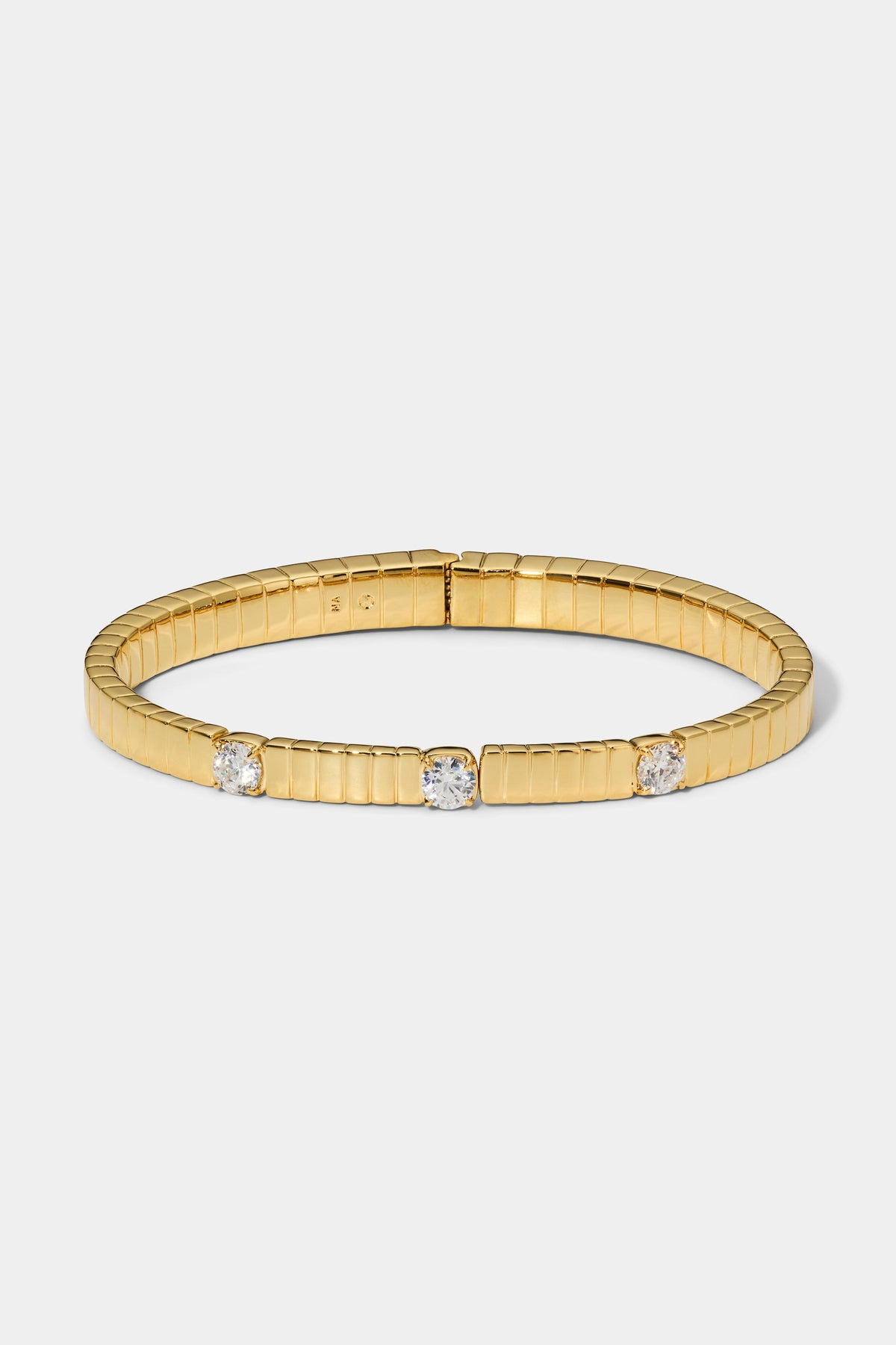 DELANCEY BOTTOM HINGE BRACELET IN GOLD PLATING