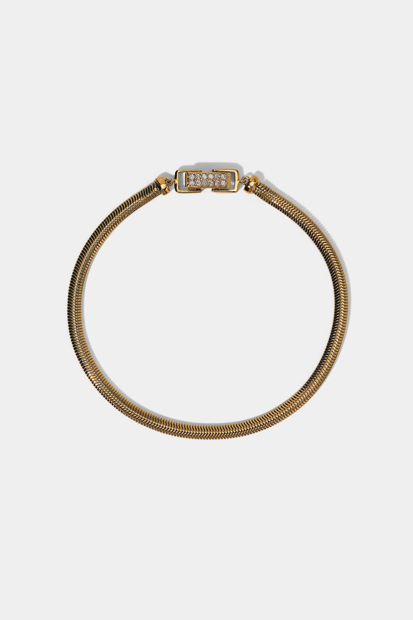 CELINE SNAKE CHAIN BRACELET IN GOLD PLATING