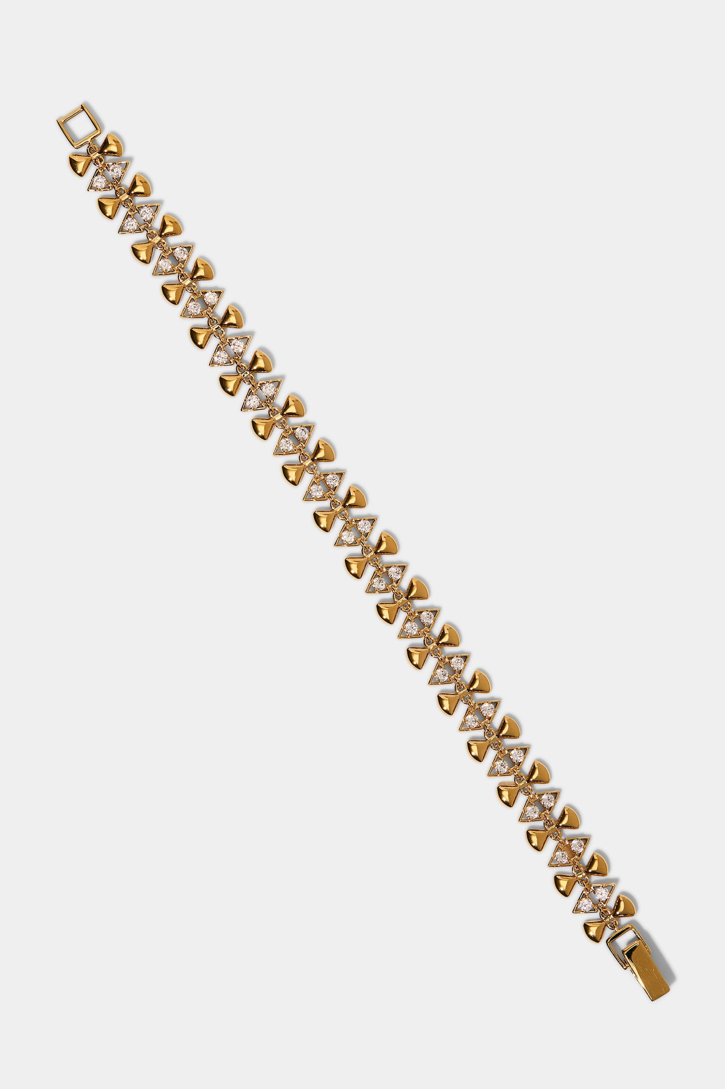 CELINE GEO LINE BRACELET IN GOLD PLATING