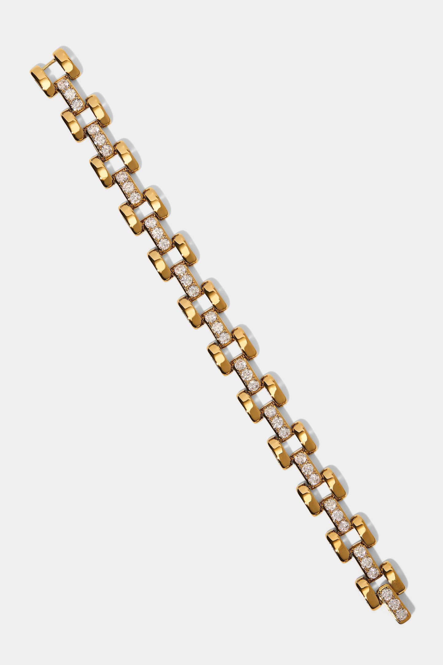 CELINE WATCH CHAIN BRACELET IN GOLD PLATING