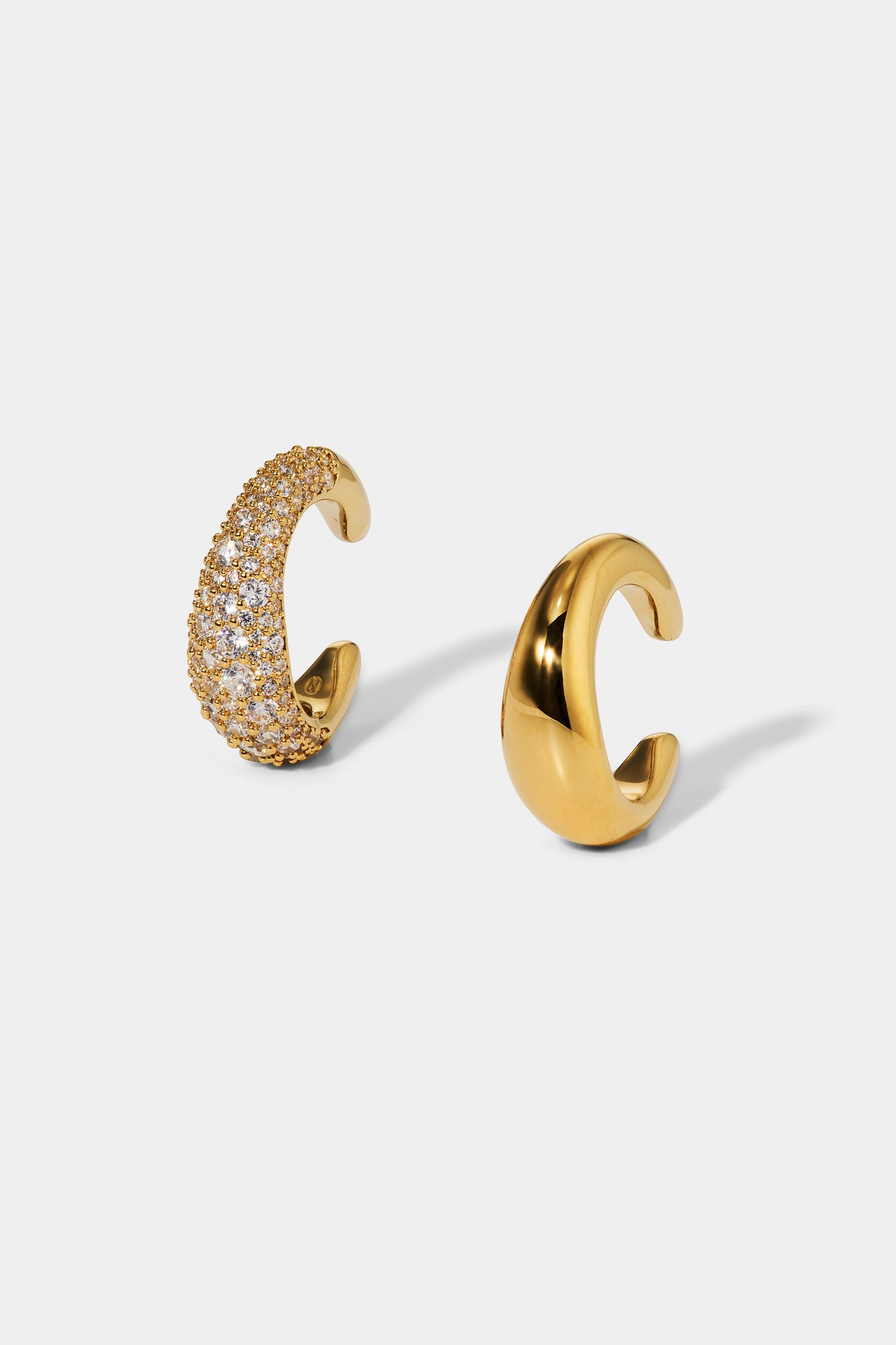 PISA EAR CUFF SET OF EARRINGS IN GOLD PLATING