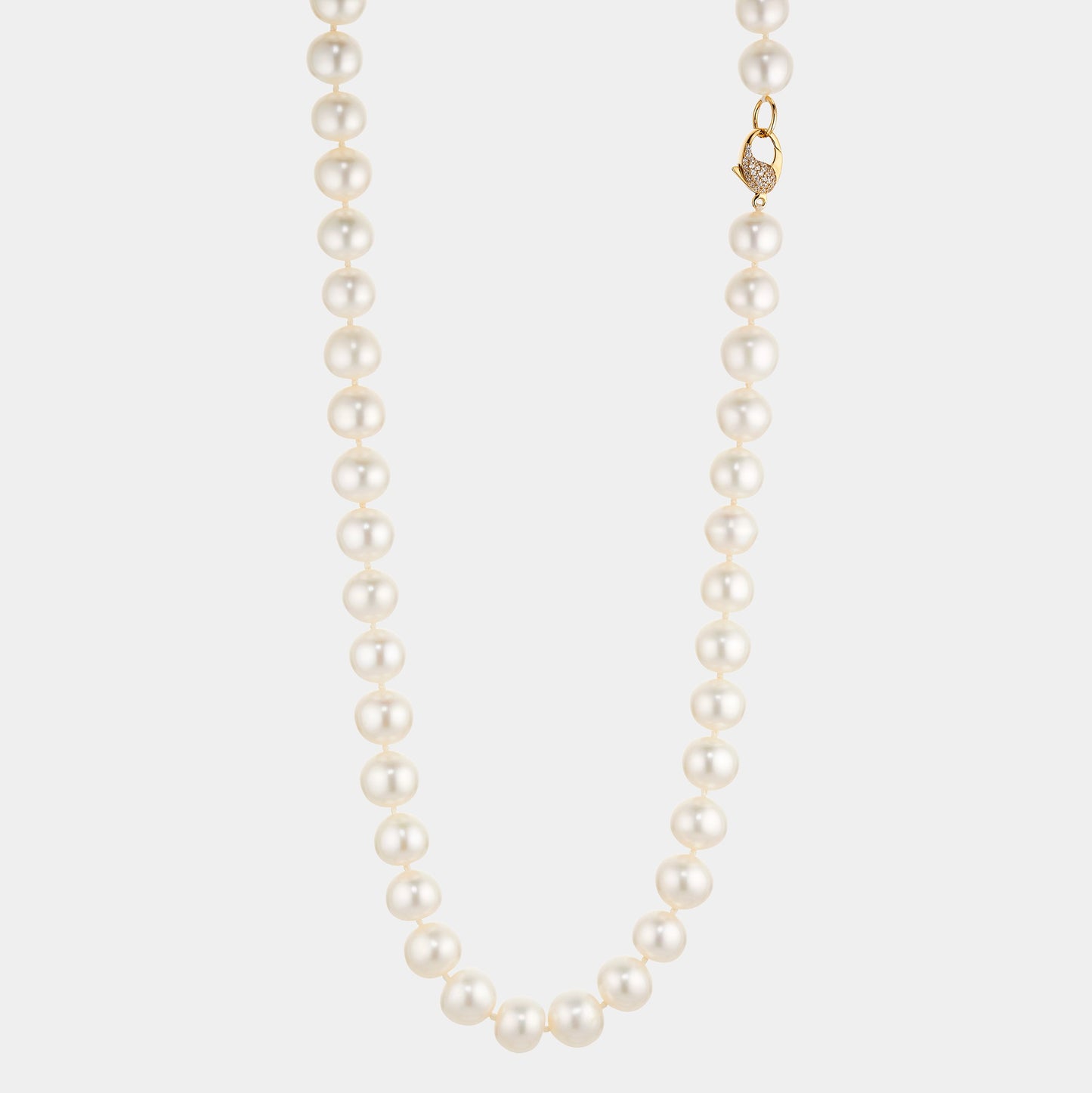 18" 10MM GENUINE FRESHWATER PEARL NECKLACE
