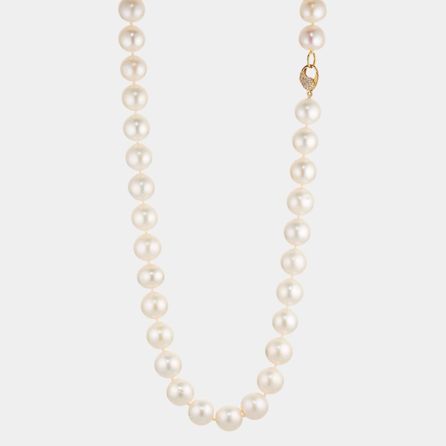 18" 12MM GENUINE FRESHWATER PEARL NECKLACE