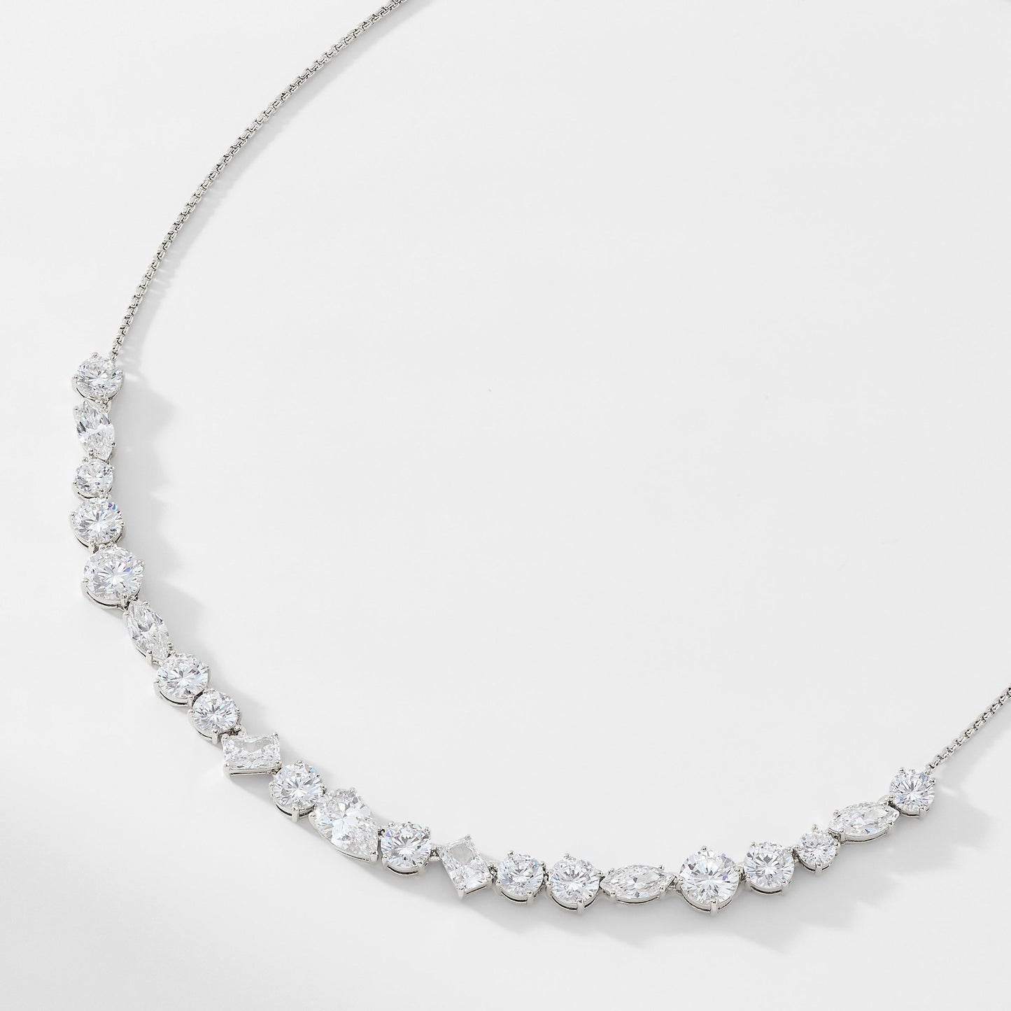 INVITATION ONLY LARGE CZ FRONTAL NECKLACE