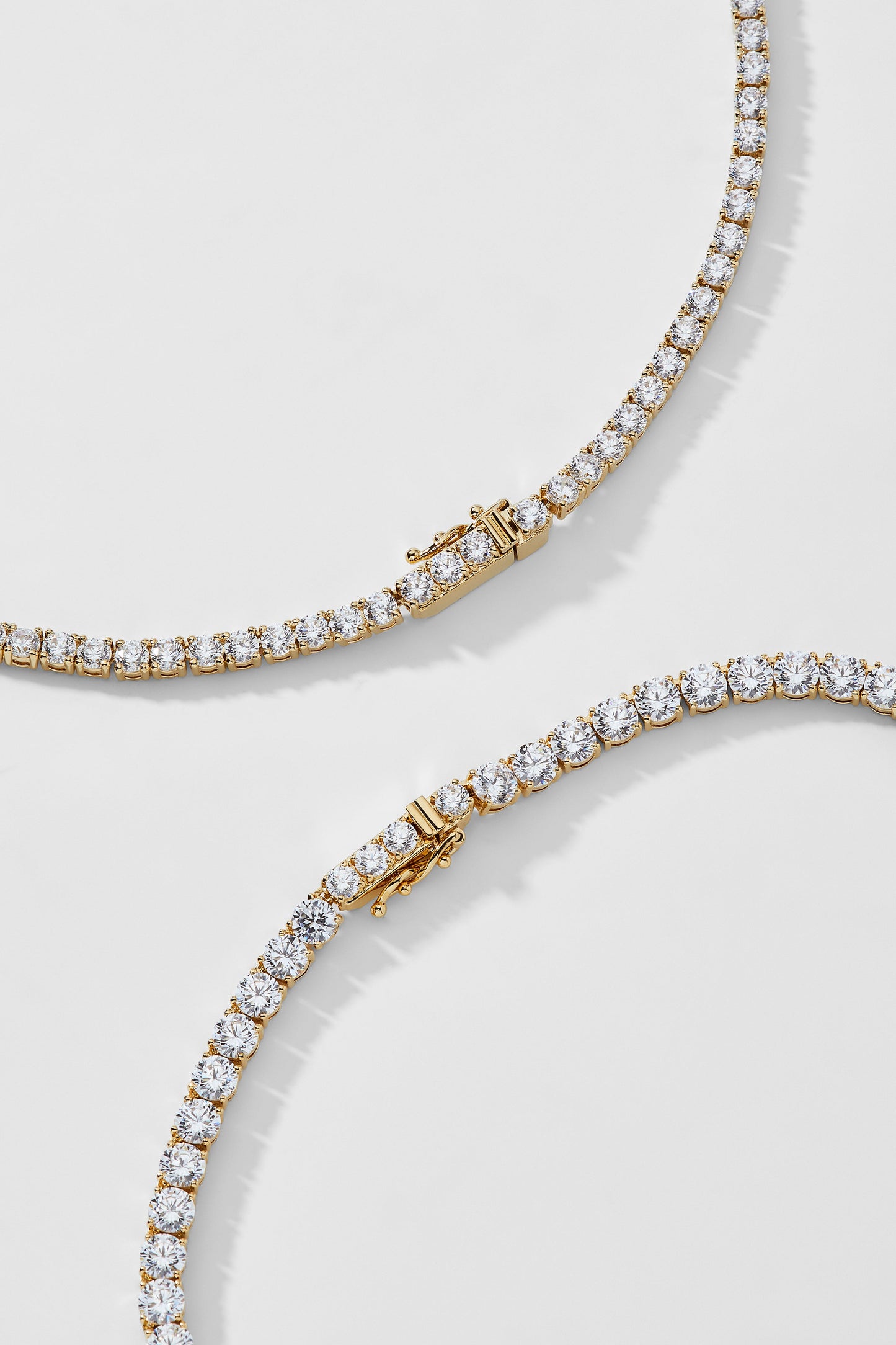 THAT'S A WRAP 24" LARGE CZ TENNIS NECKLACE