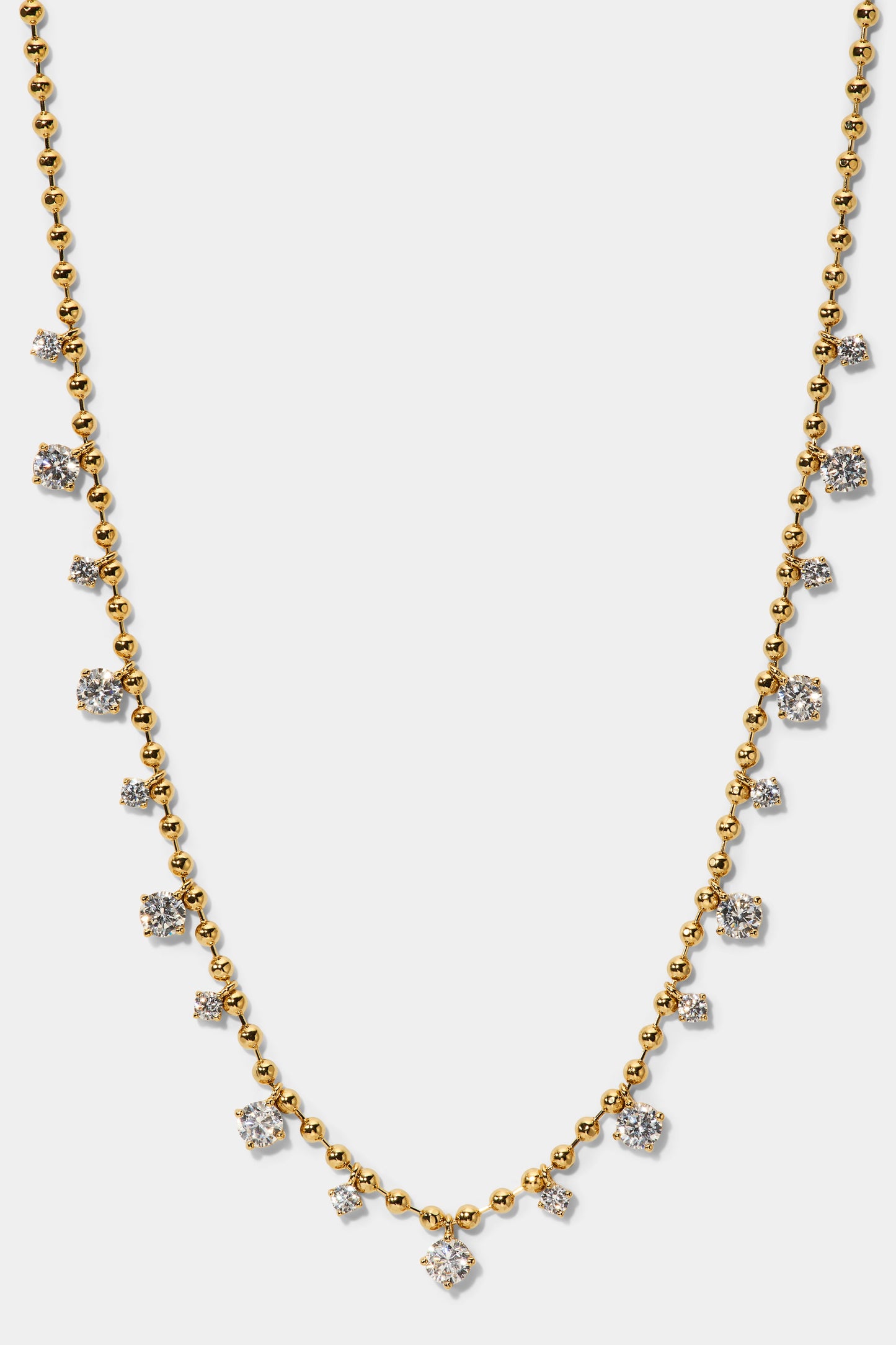 TWILIGHT CZ SHAKY COLLAR NECKLACE