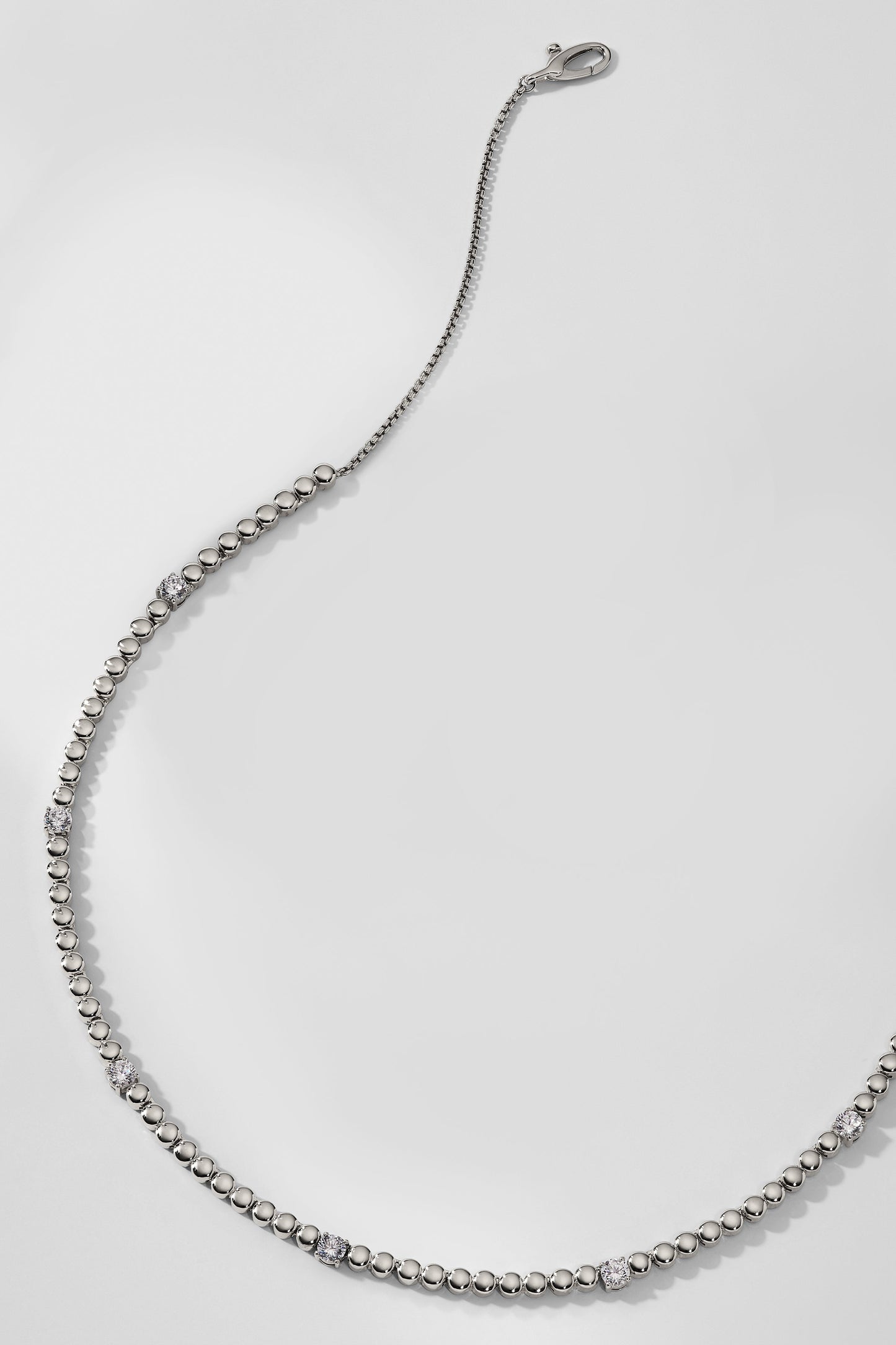 TWILIGHT METAL TENNIS NECKLACE