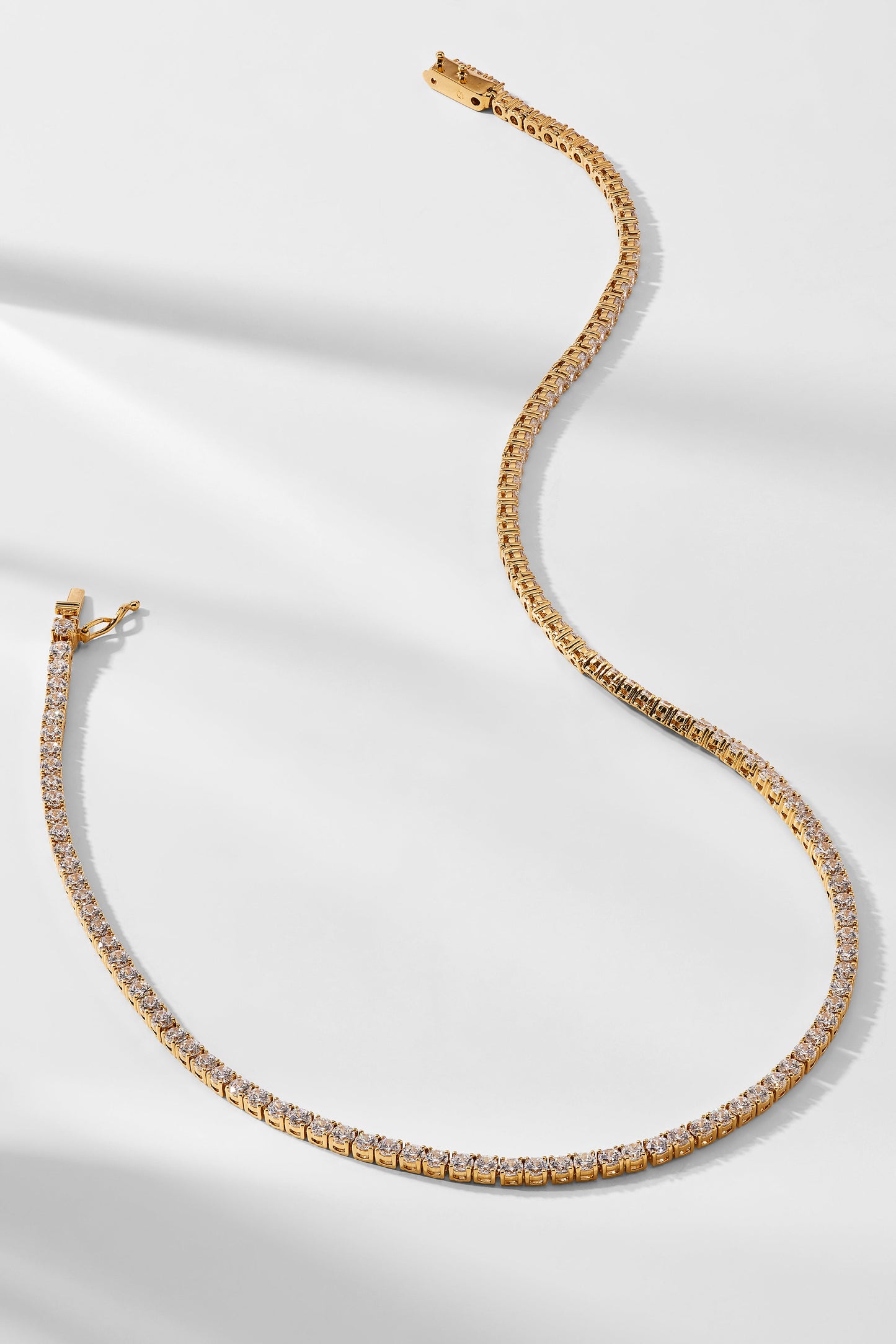 PERFECT TENNIS 3MM CZ NECKLACE