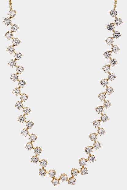 HALLE CZ ADJUSTABLE CHOKER NECKLACE