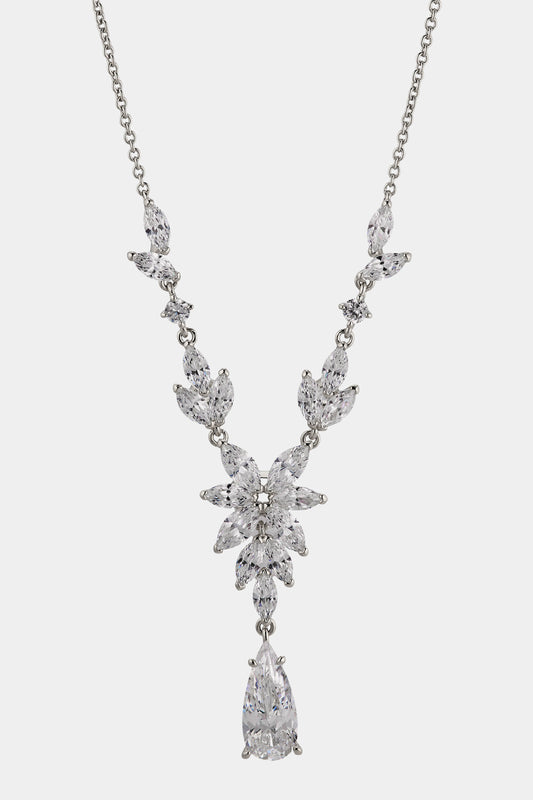 MIDSOMMER MARQUISE FLOWER Y NECKLACE