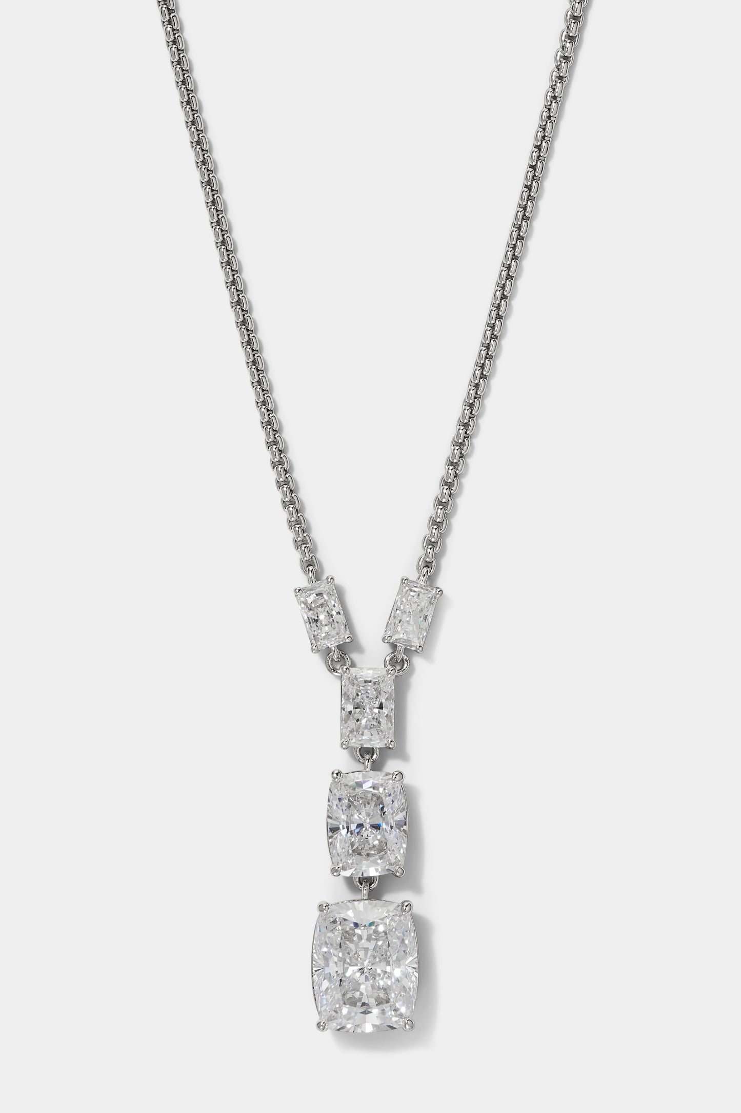 NORTHERN LIGHTS CZ ADJSUTABLE SMALL Y NECKLACE