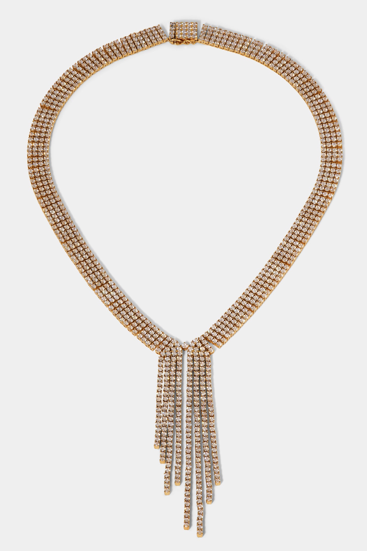 STARLET DRAMA Y NECKLACE IN GOLD PLATING.