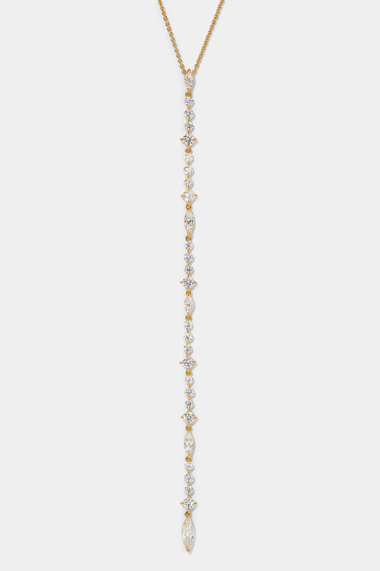 CASSI CZ EXTRA LONG Y NECKLACE