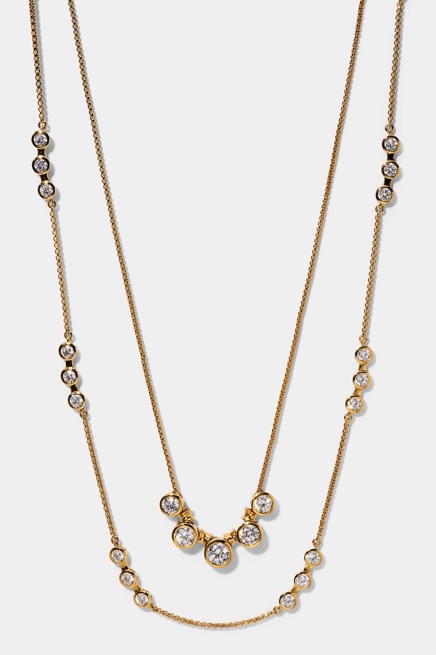 BROOKLYN DOUBLE ROW NECKLACE