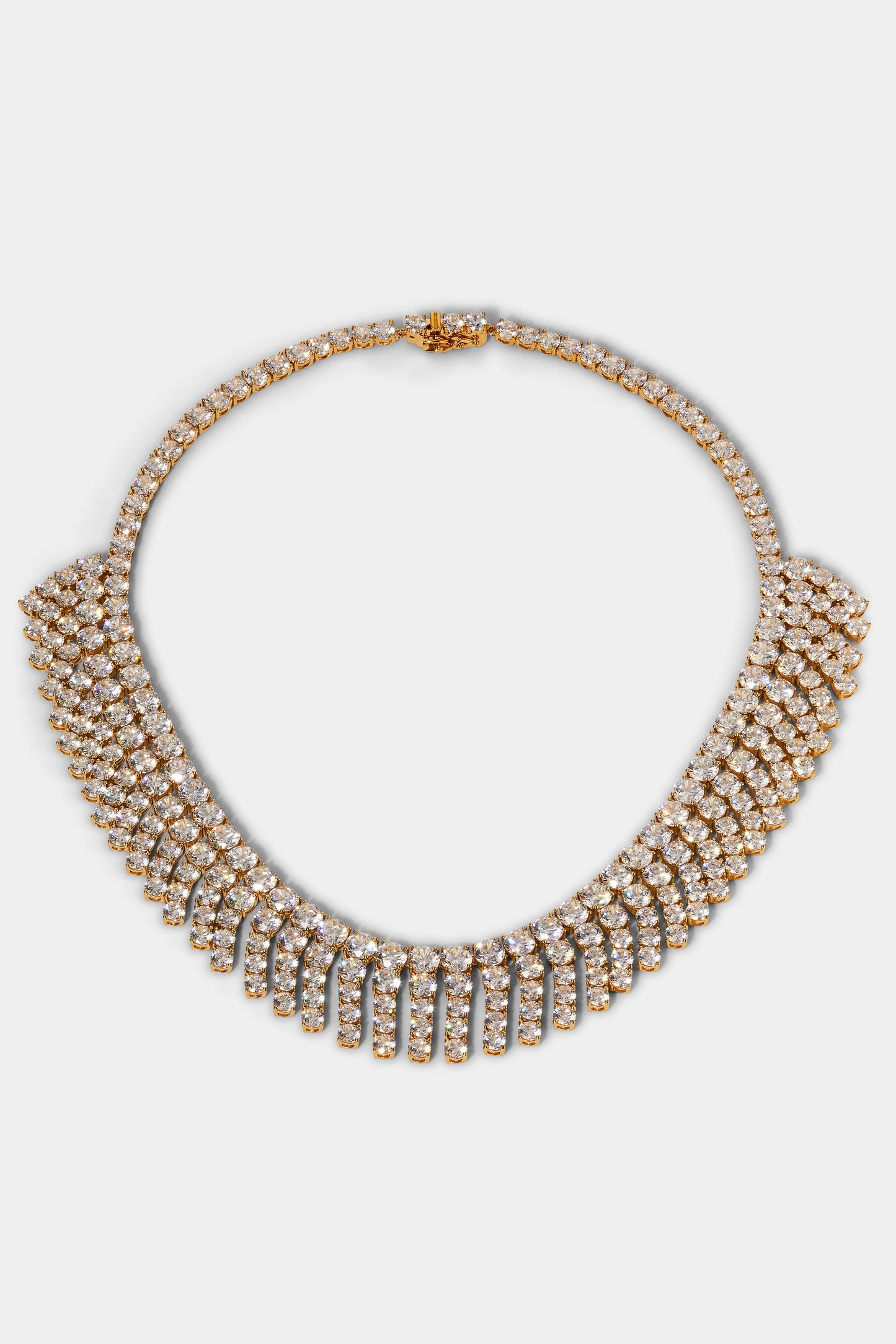 STARLET FRINGE NECKLACE IN GOLD PLATING