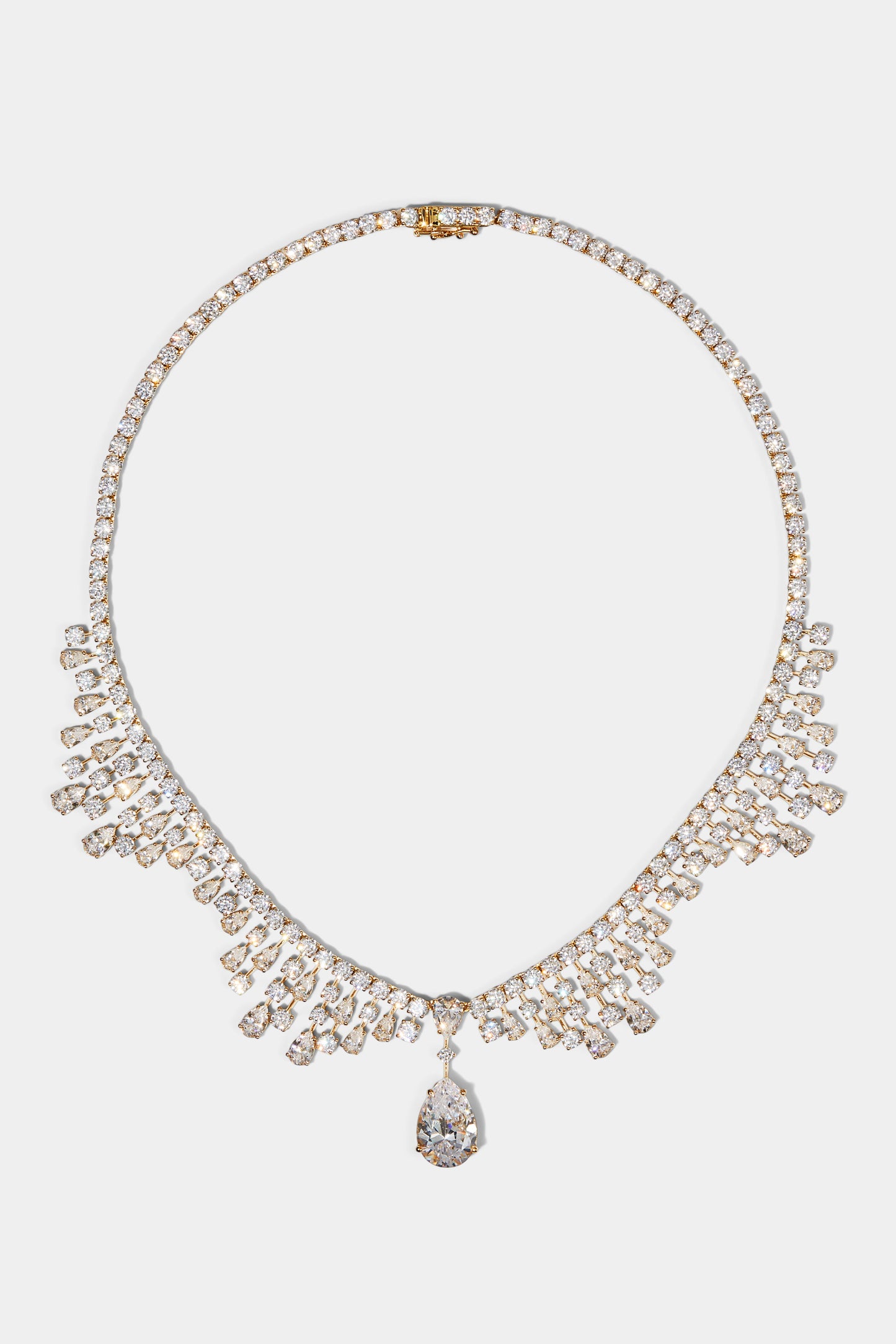 HOLLYWOOD STATEMENT NECKLACE IN GOLD PLATING