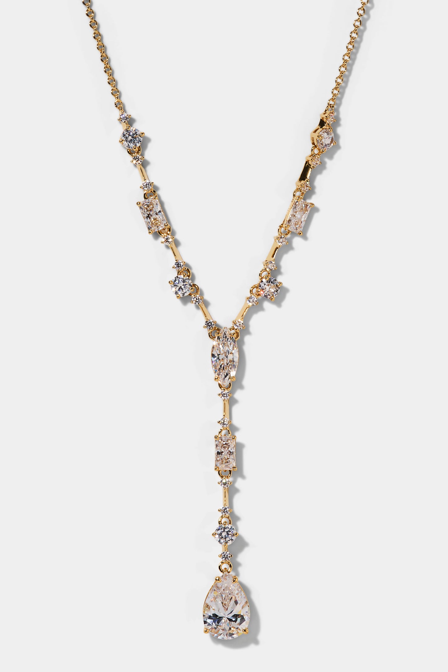 EVERLEIGH Y NECKLACE IN GOLD PLATING