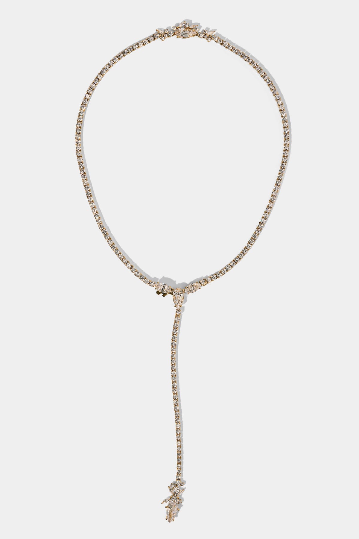 CANNES REVERSIBLE Y NECKLACE IN GOLD PLATING