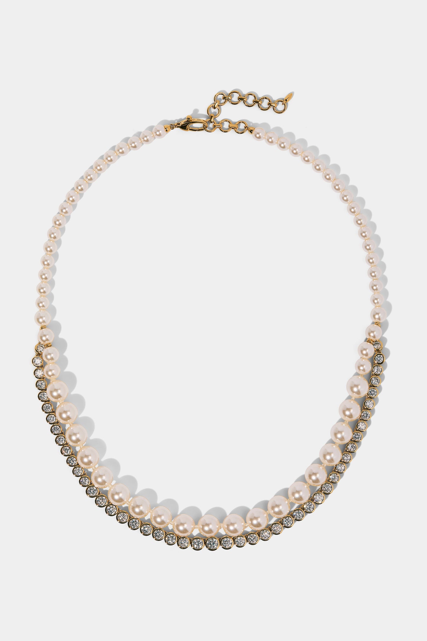 UNDER THE SEA DOUBLE LAYER NECKLACE IN GOLD PLATING