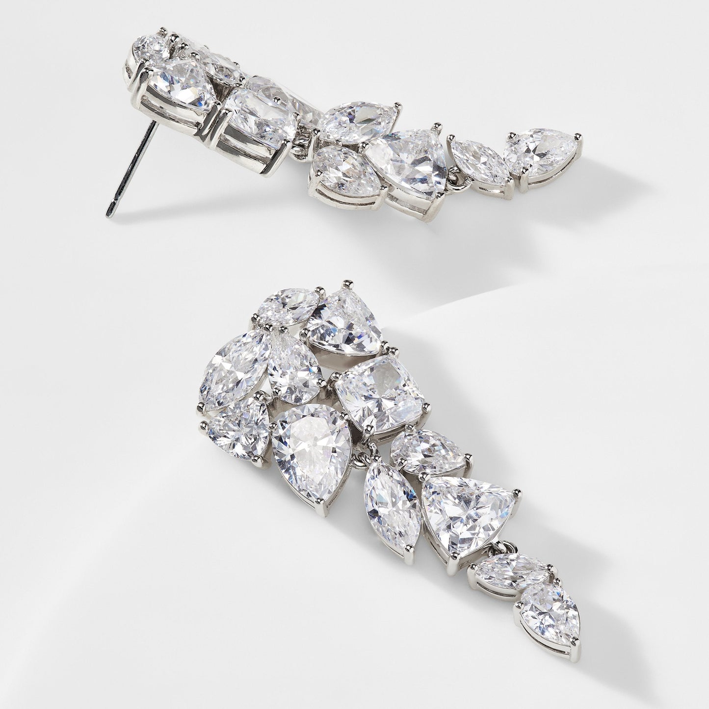 DELUXE CLUSTER DROP EARRINGS