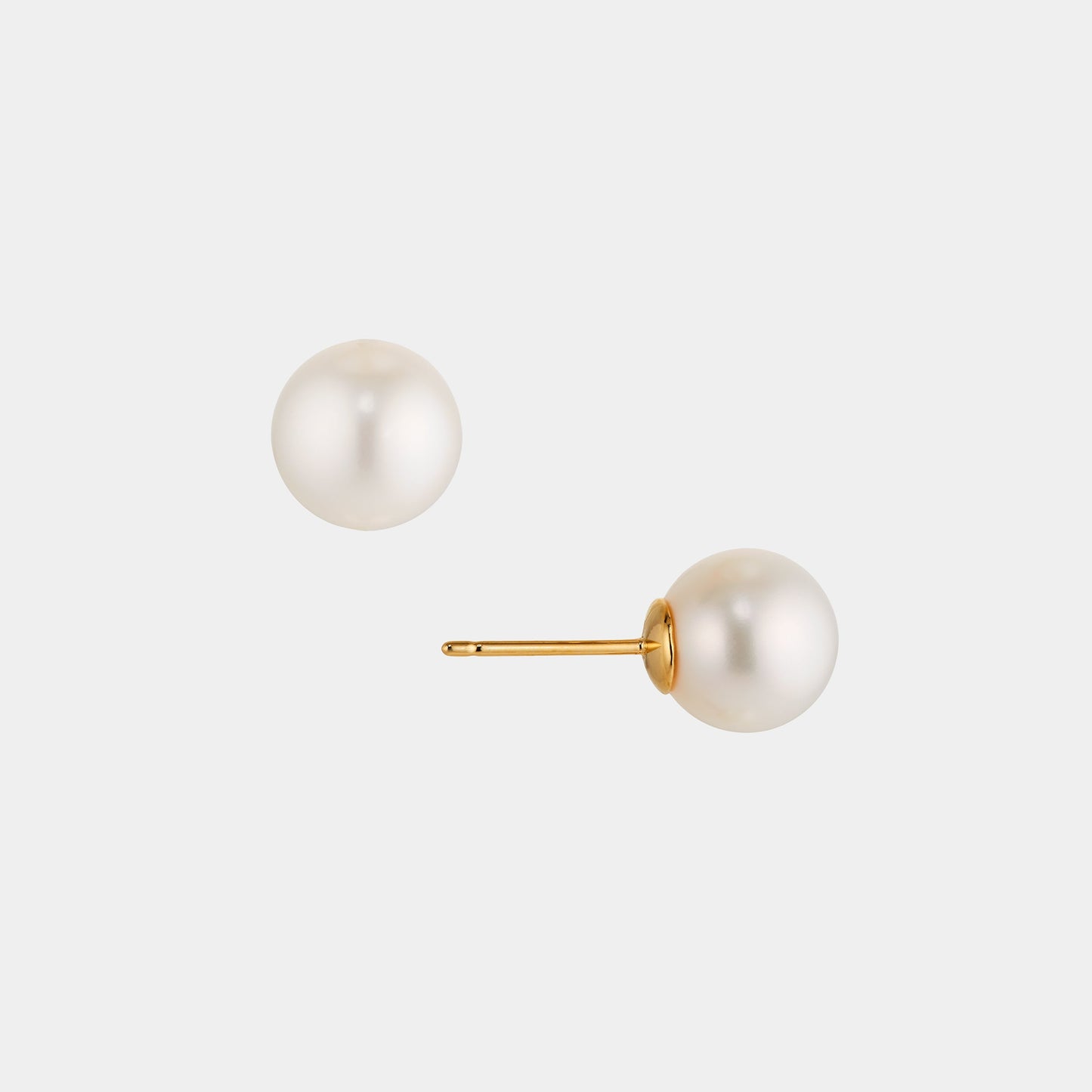 10MM GENUINE FRESHWATER PEARL EARRINGS