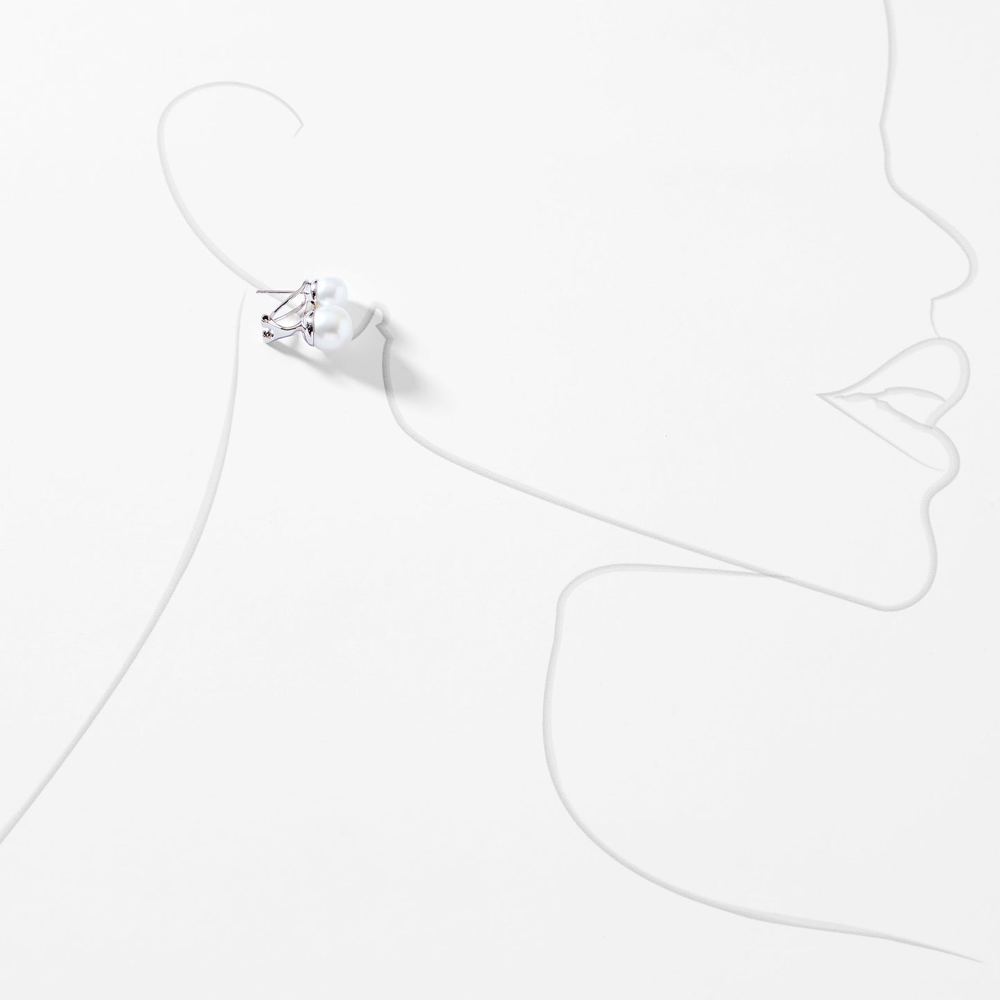 GENUINE FRESHWATER PEARL POST ANDCLIP EARRINGS