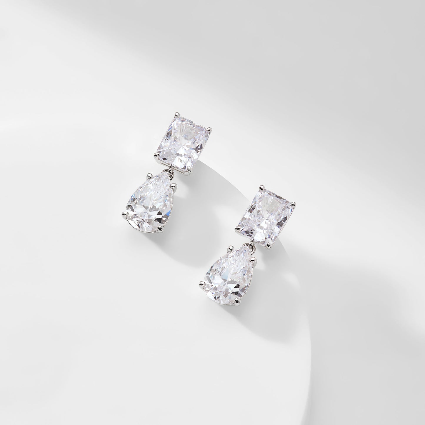 SOLEIL CZ DROP EARRINGS
