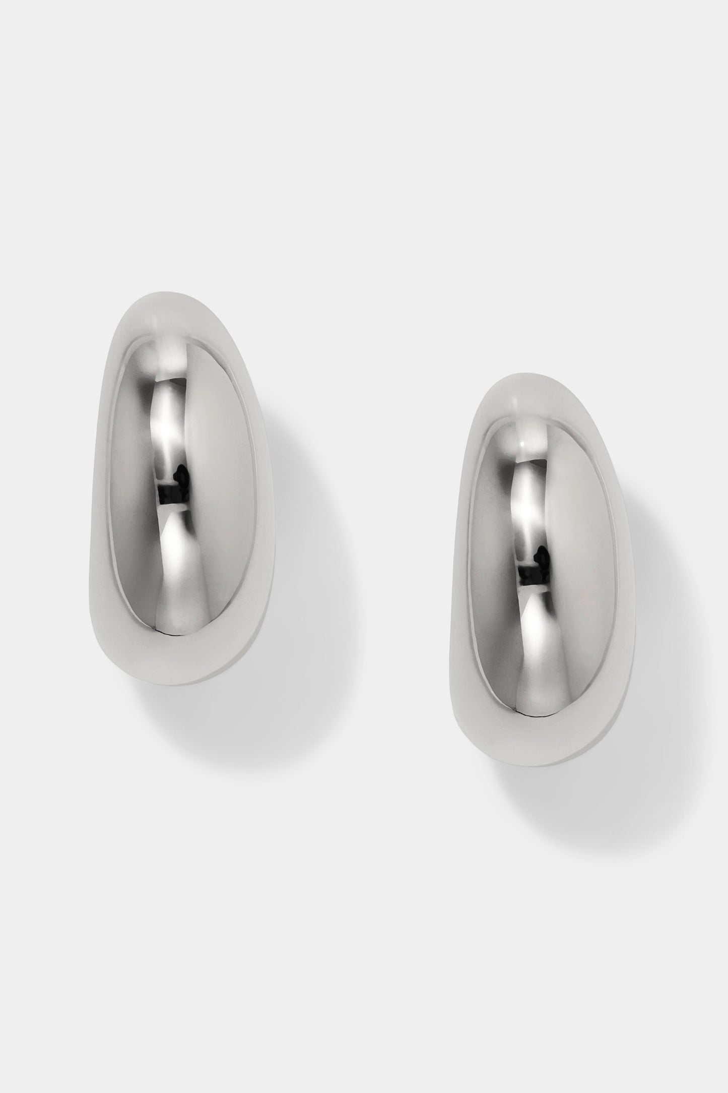 SUNLIGHT CRESCENT HUGGIE HOOP EARRINGS
