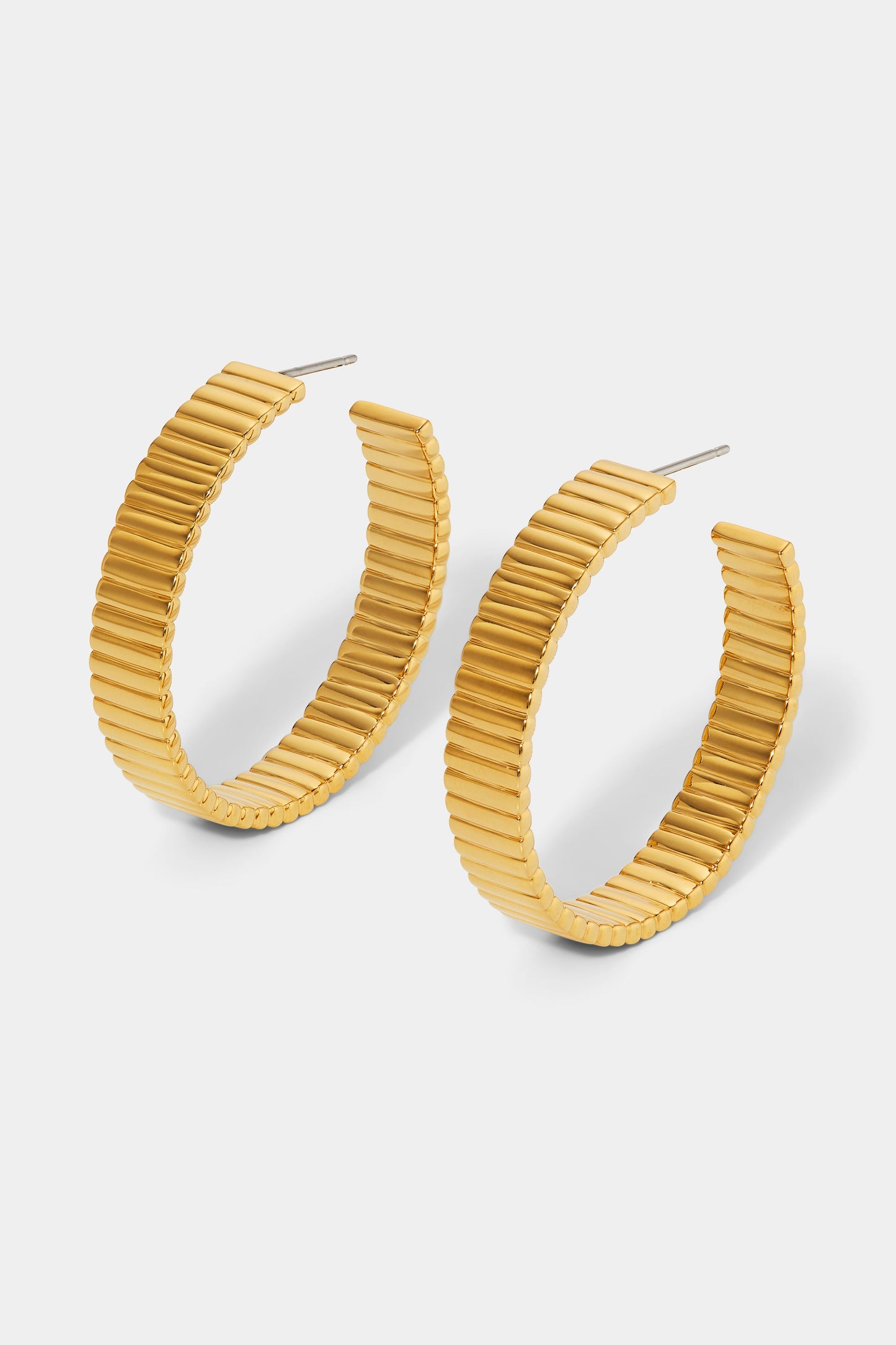 SUNLIGHT MEDIUM C-HOOP EARRINGS