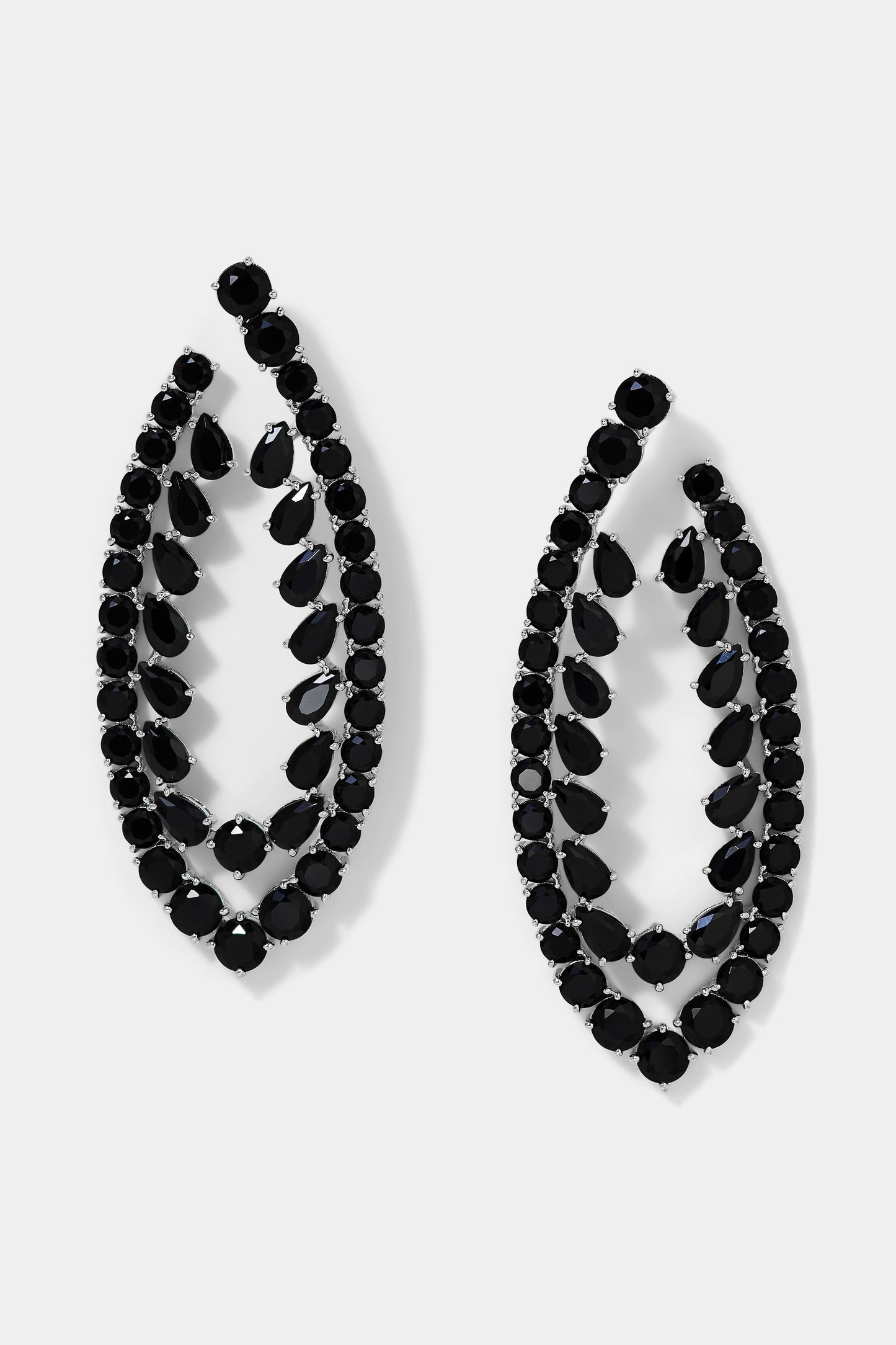 STARLET BLACK FRONTAL EARRINGS