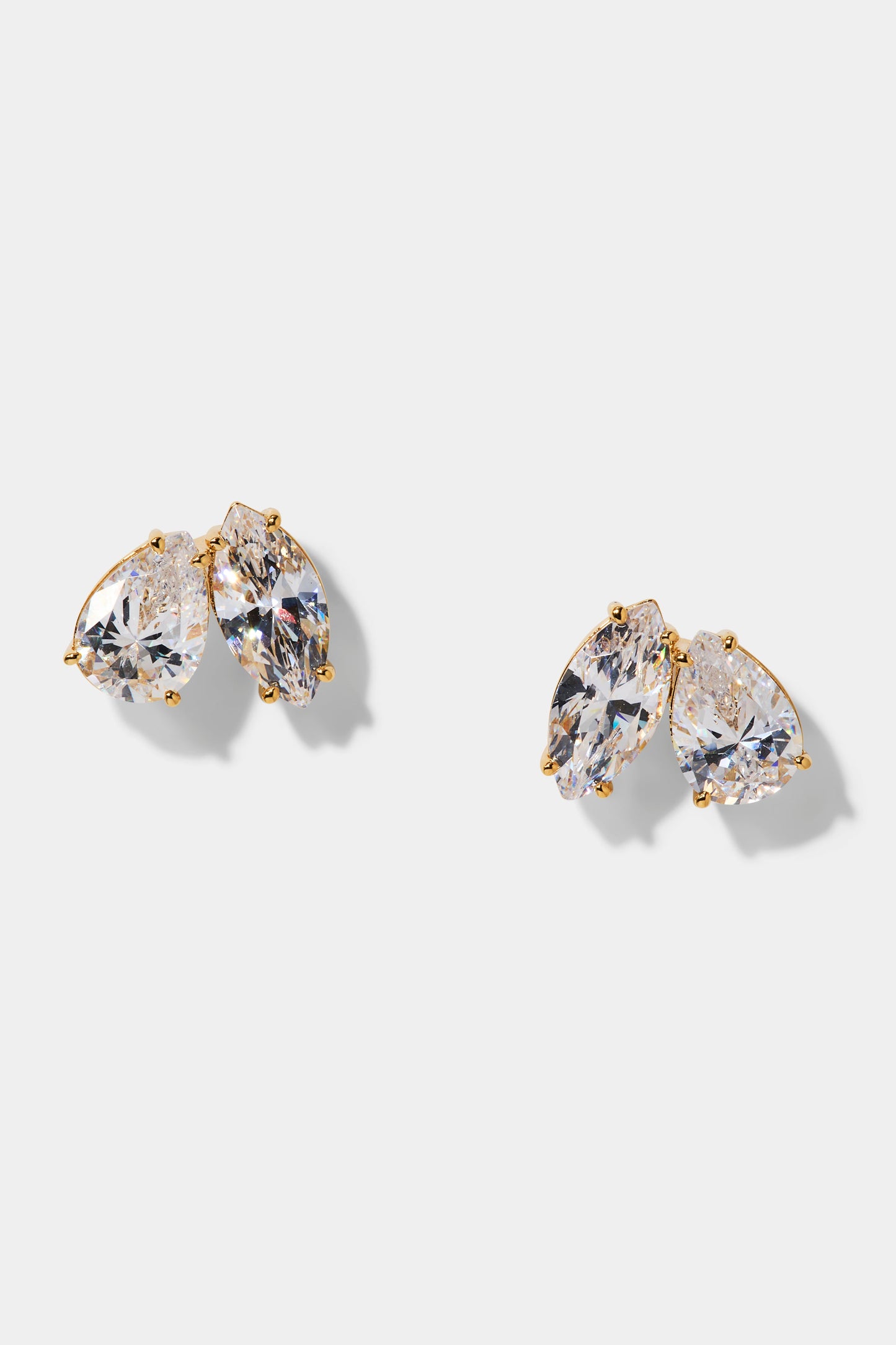 EVERLEIGH STUD EARRINGS IN GOLD PLATING