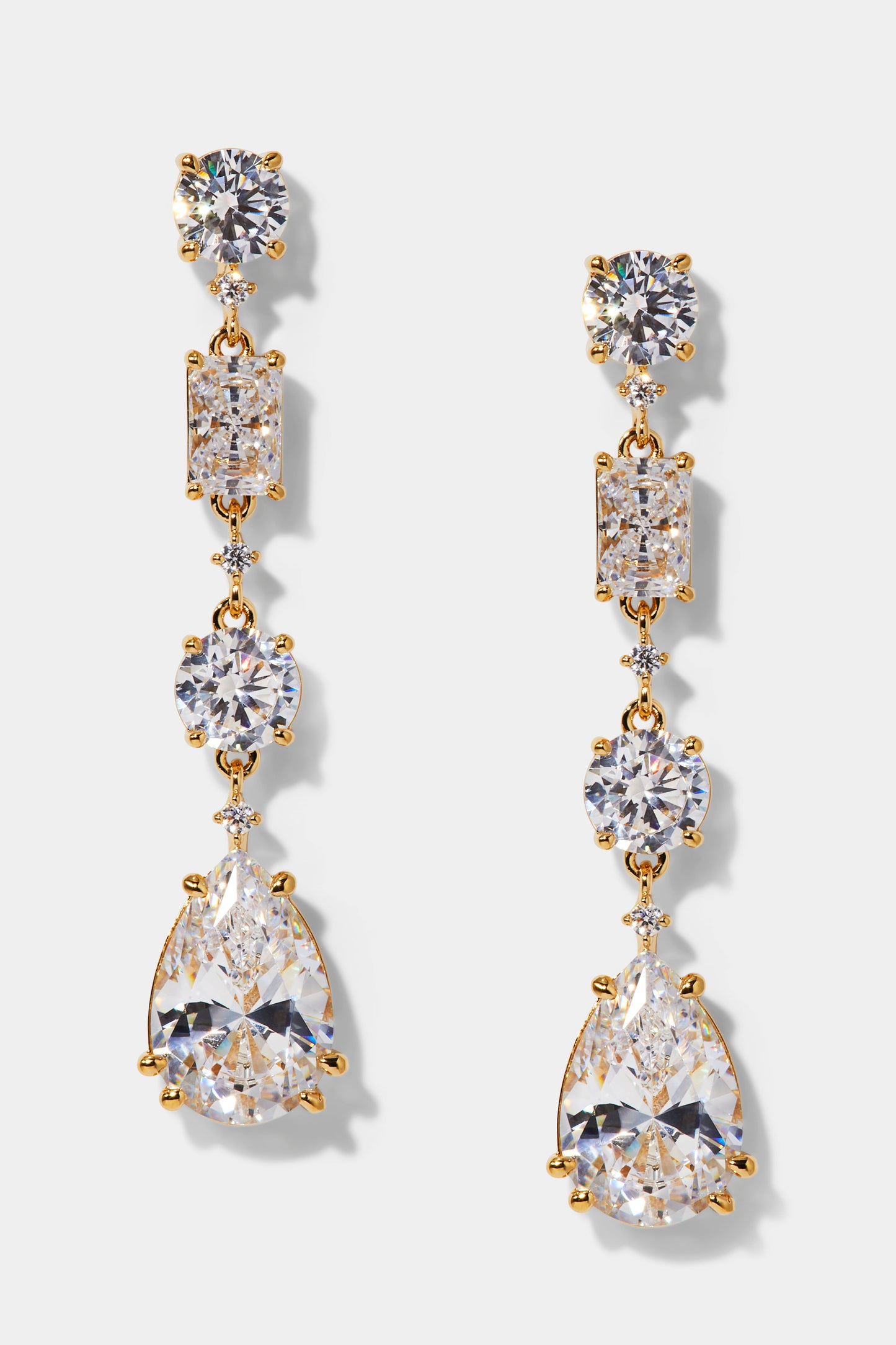 EVERLEIGH LINEAR EARRINGS IN GOLD