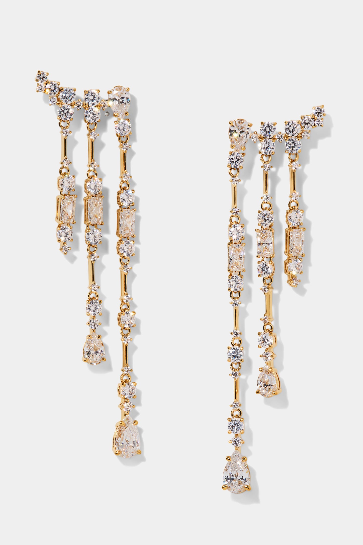 EVERLEIGH FRINGE EARRINGS IN GOLD PLATING