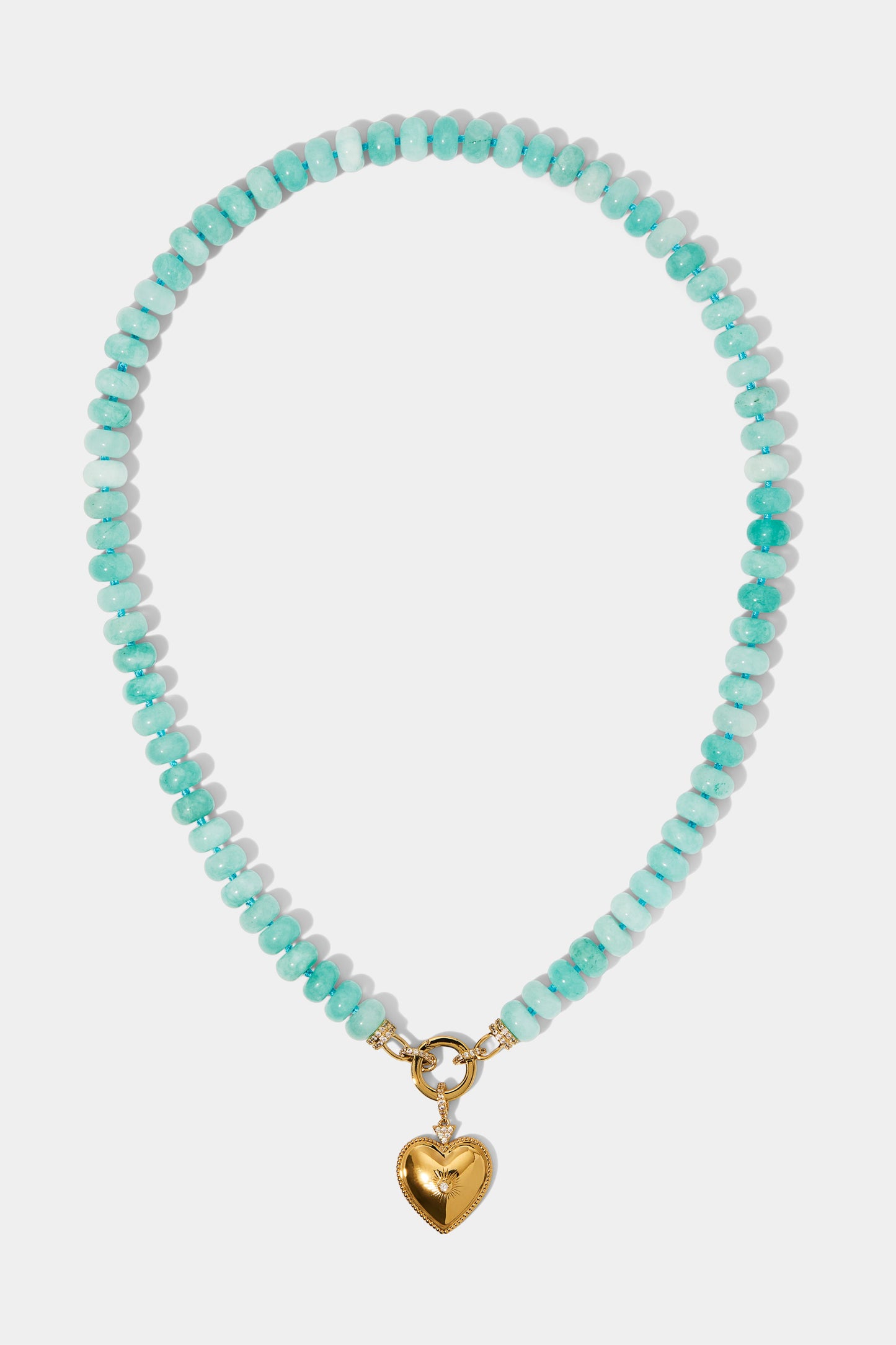 BEADS OF PARADISE HEART PENDANT NECKLACE