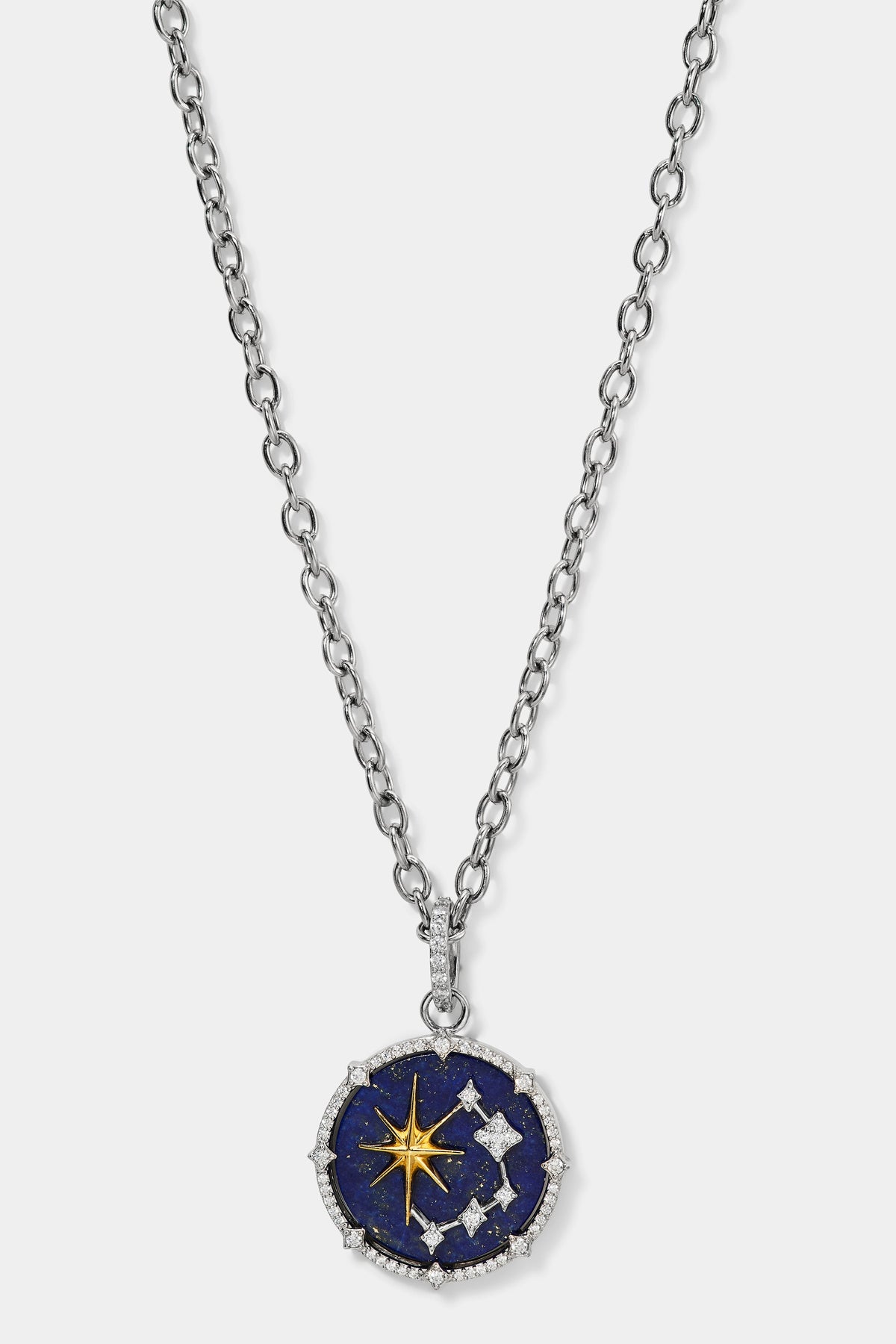 NADRI’S GLOBE TROTTER STARS PENDANT NECKLACE