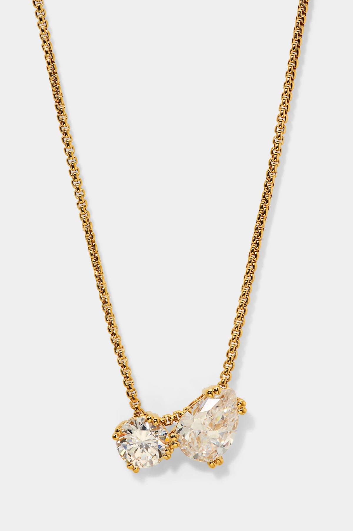 TWINNIE TOI MOI PENDANT NECKLACE IN GOLD PLATING