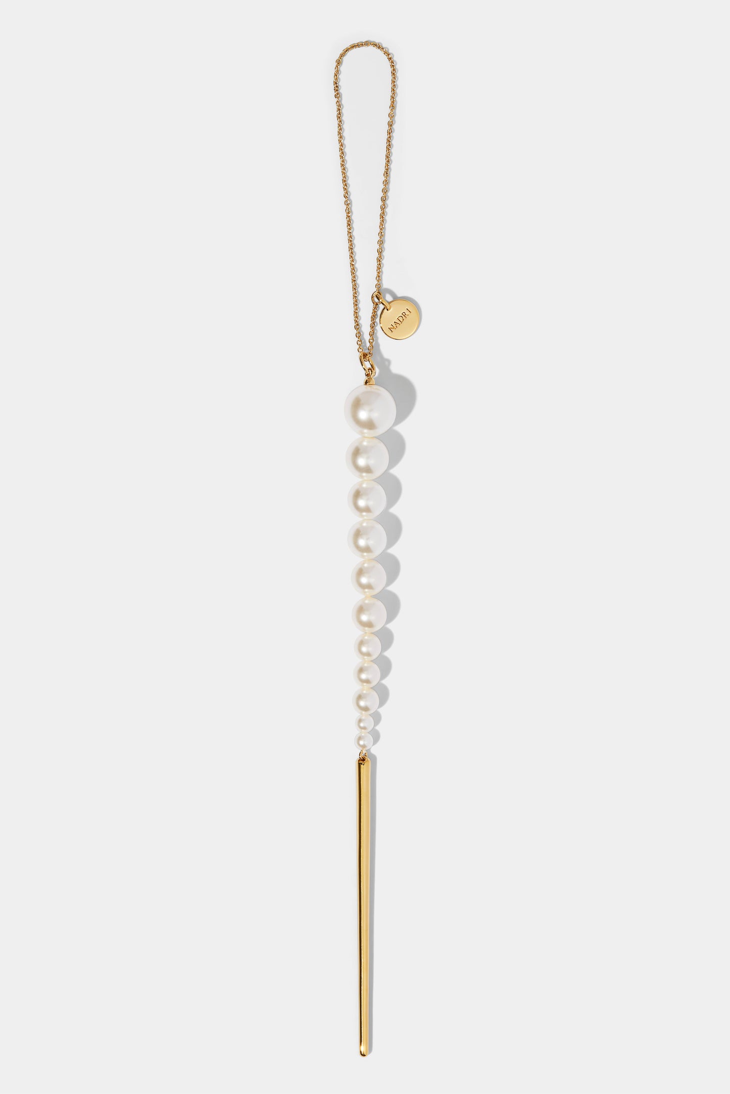 GOOD CHEER PEARL ICICLE ORNAMENT IN GOLD PLATING