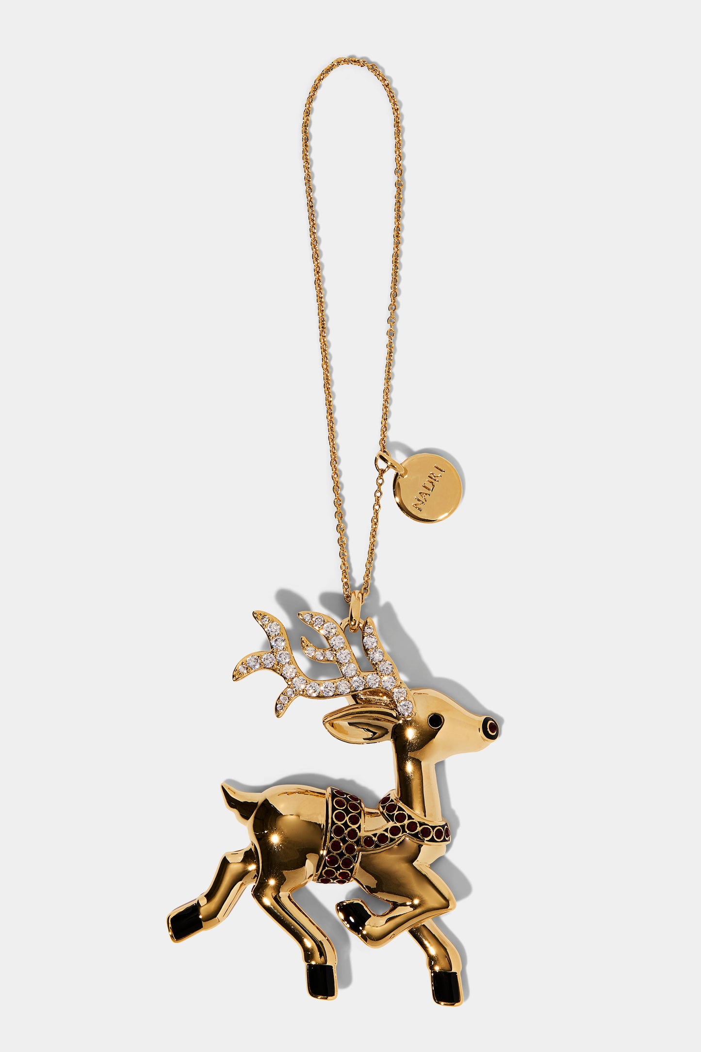 GOOD CHEER DASHER ORNAMENT IN GOLD PLATING