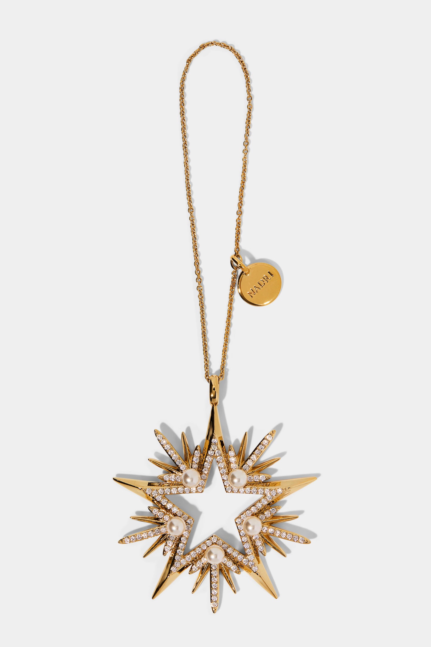 GOOD CHEER STARBURST ORNAMENT IN GOLD PLATING