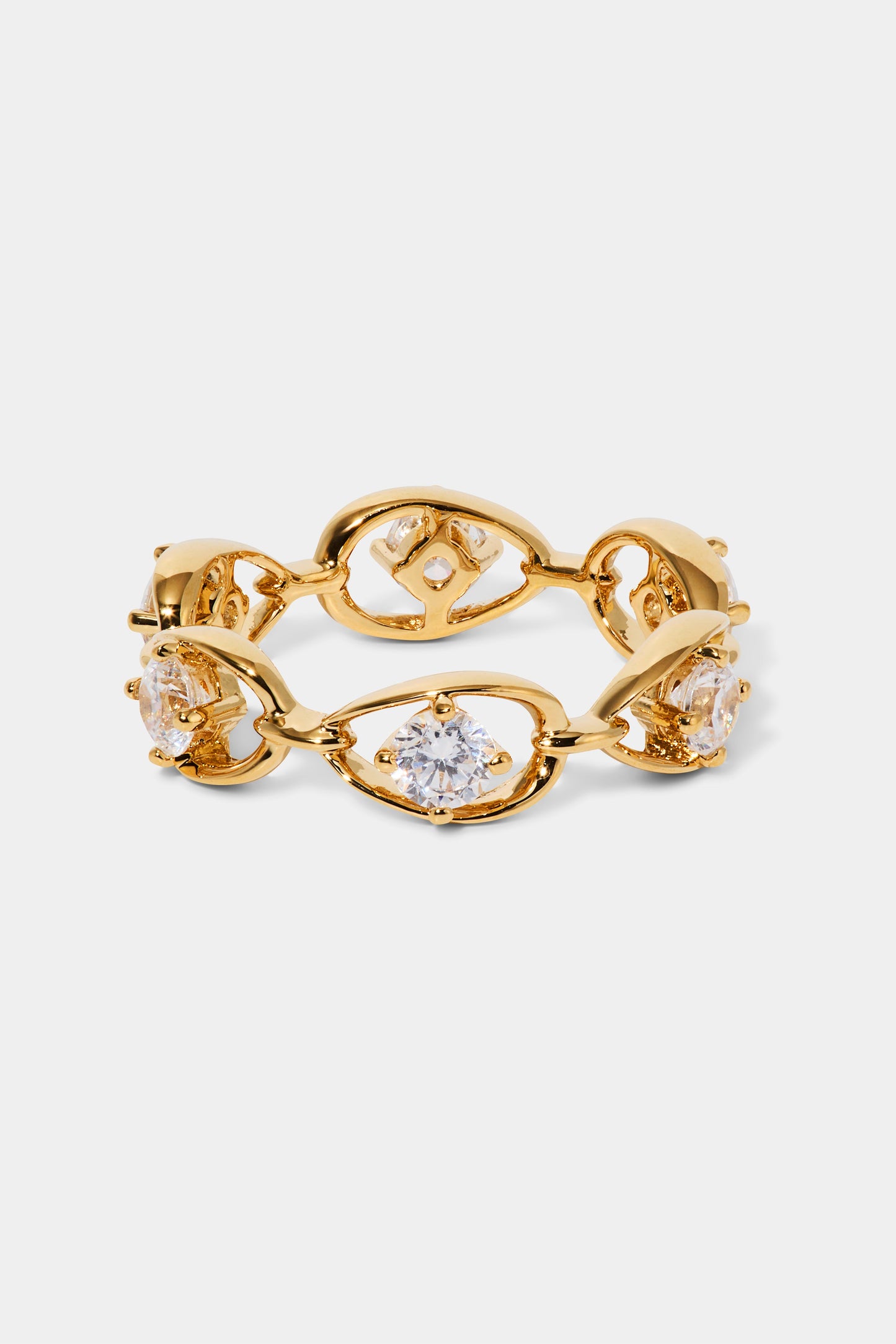 IT GIRL CHAIN RING IN GOLD PLATING