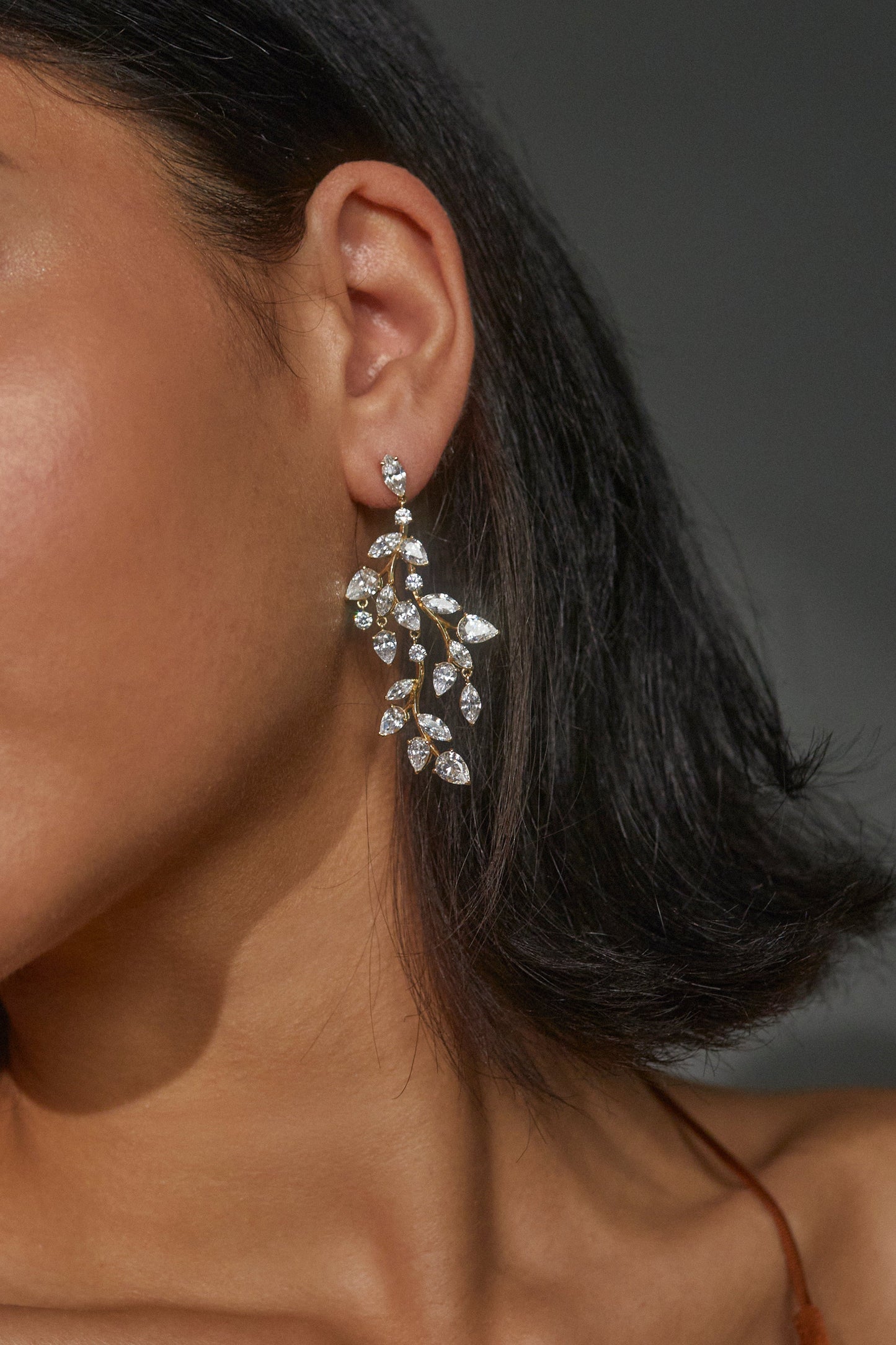 TAYLOR LONG VINE CHANDELIER EARRINGS